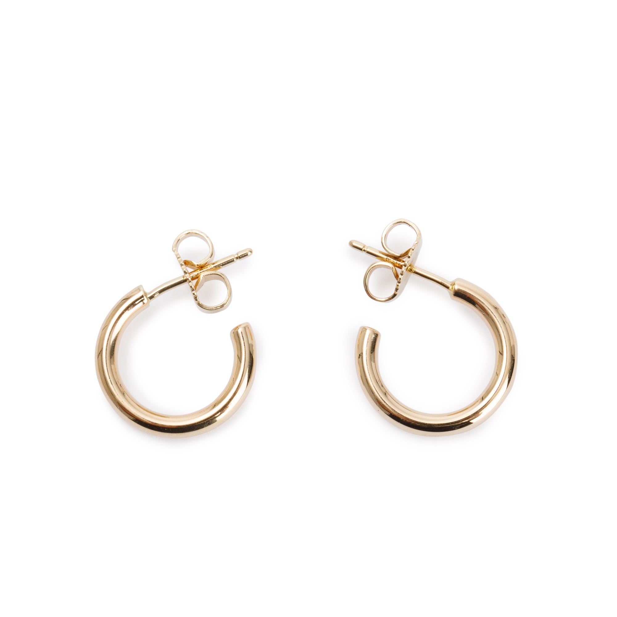 Tiffany & Co. 18k Yellow Gold Mini Hoop Earrings