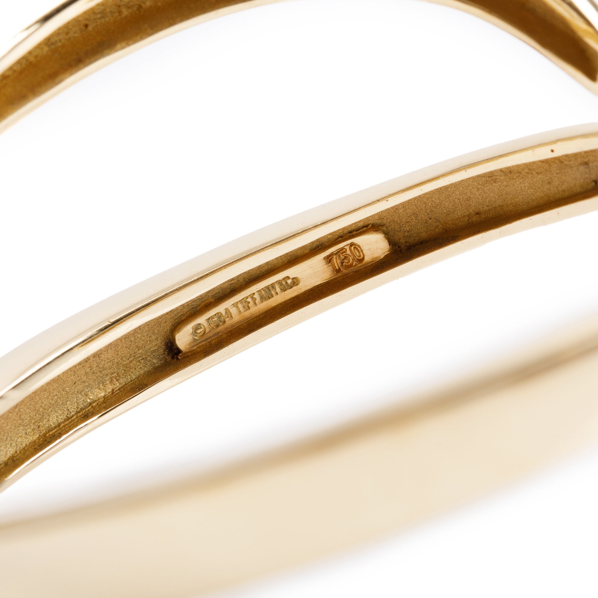 Tiffany & Co. 18k Yellow Gold Paloma's Graffiti X Cuff Bangle