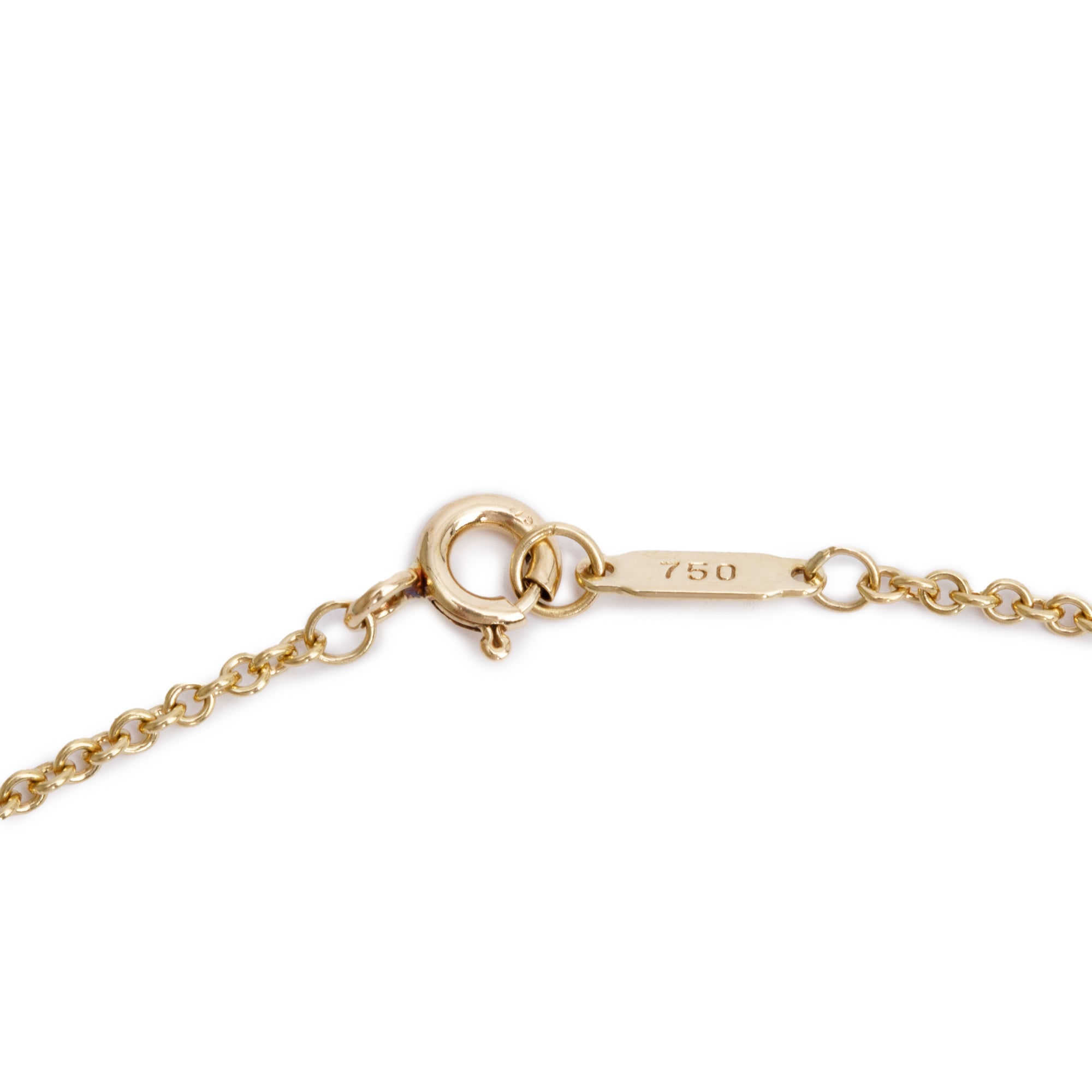 Tiffany & Co. 18k Yellow Gold & Platinum Diamond Etoile Heart Necklace w/ Box