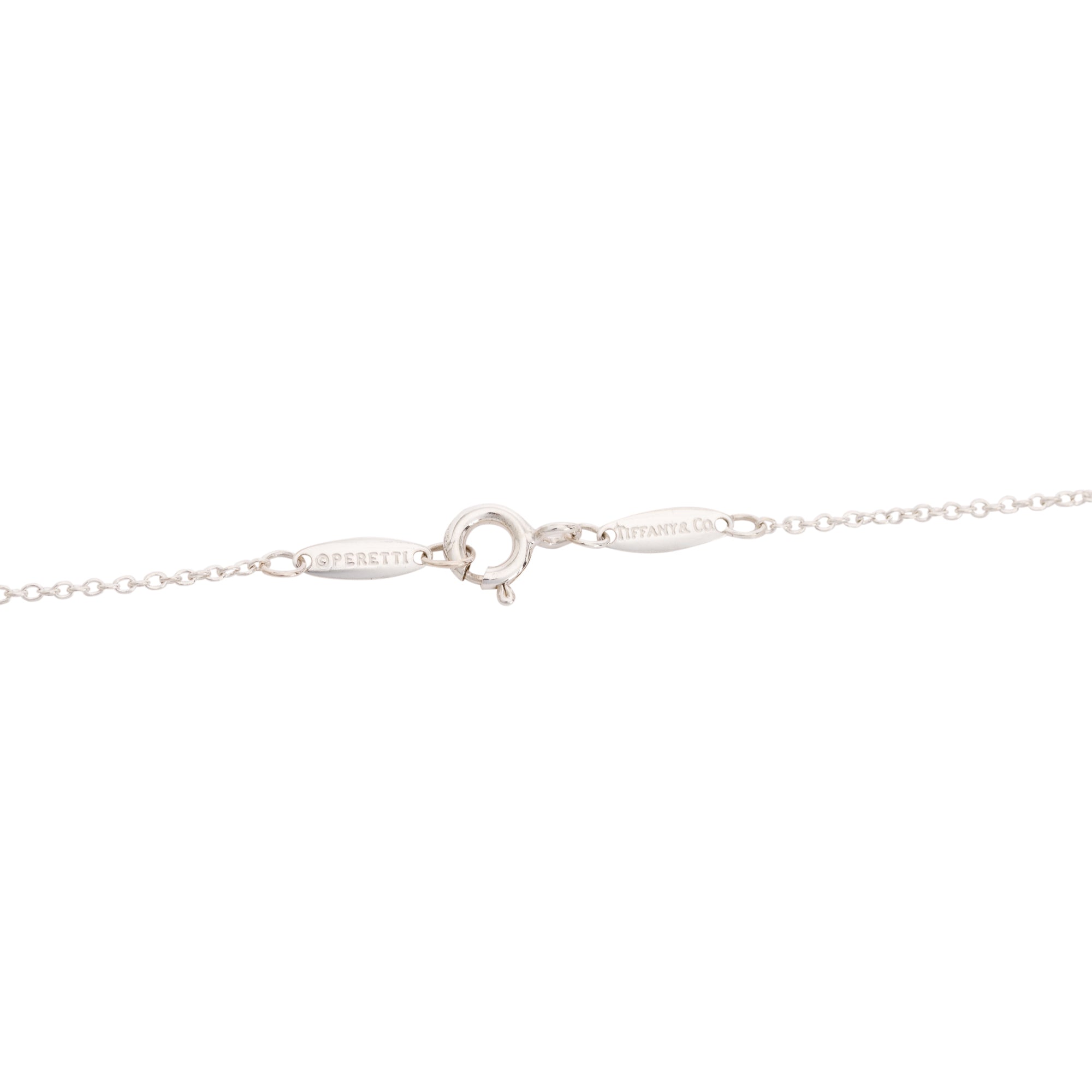 Tiffany & Co. Elsa Peretti 12 MM Bean Pendant Necklace