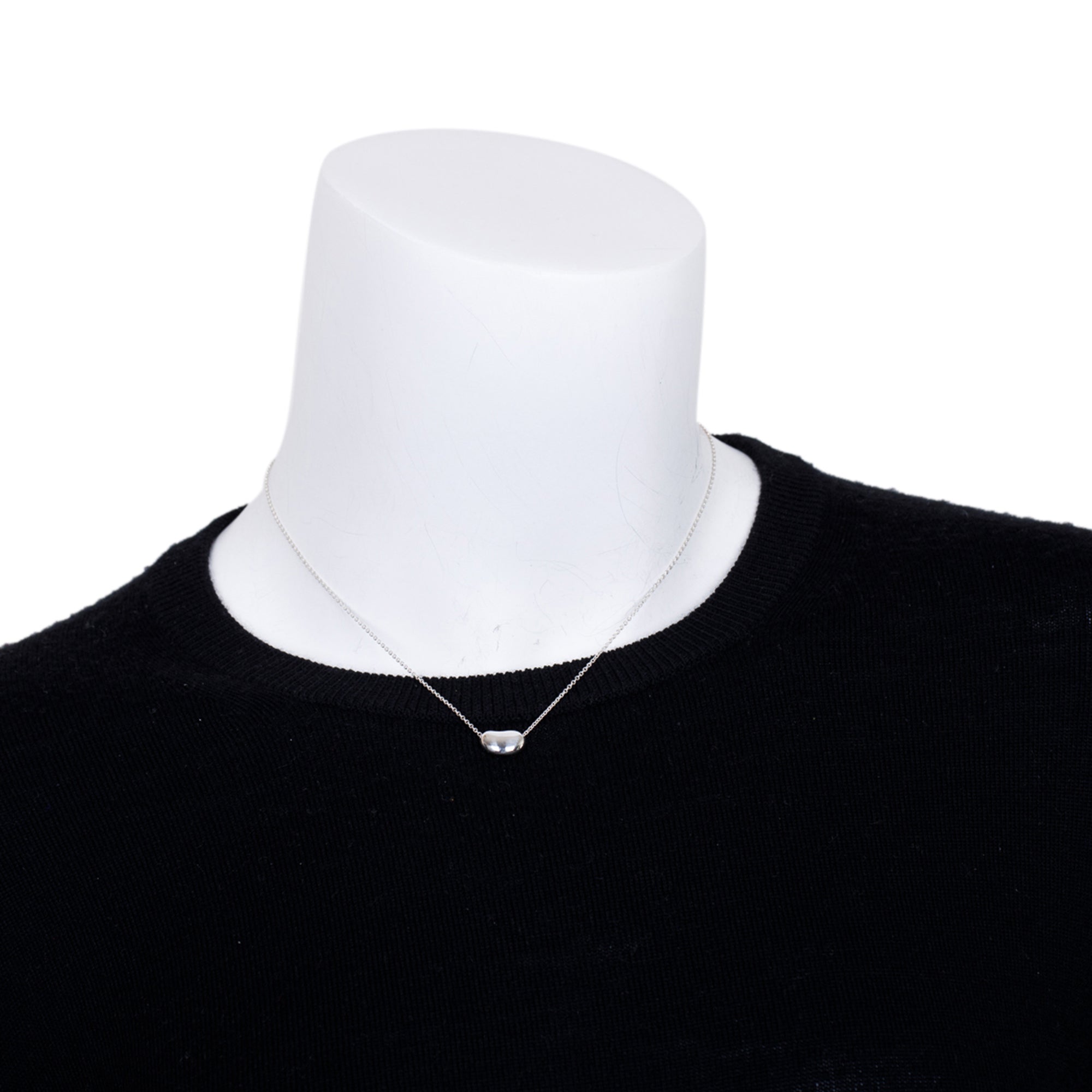 Tiffany & Co. Elsa Peretti 12 MM Bean Pendant Necklace
