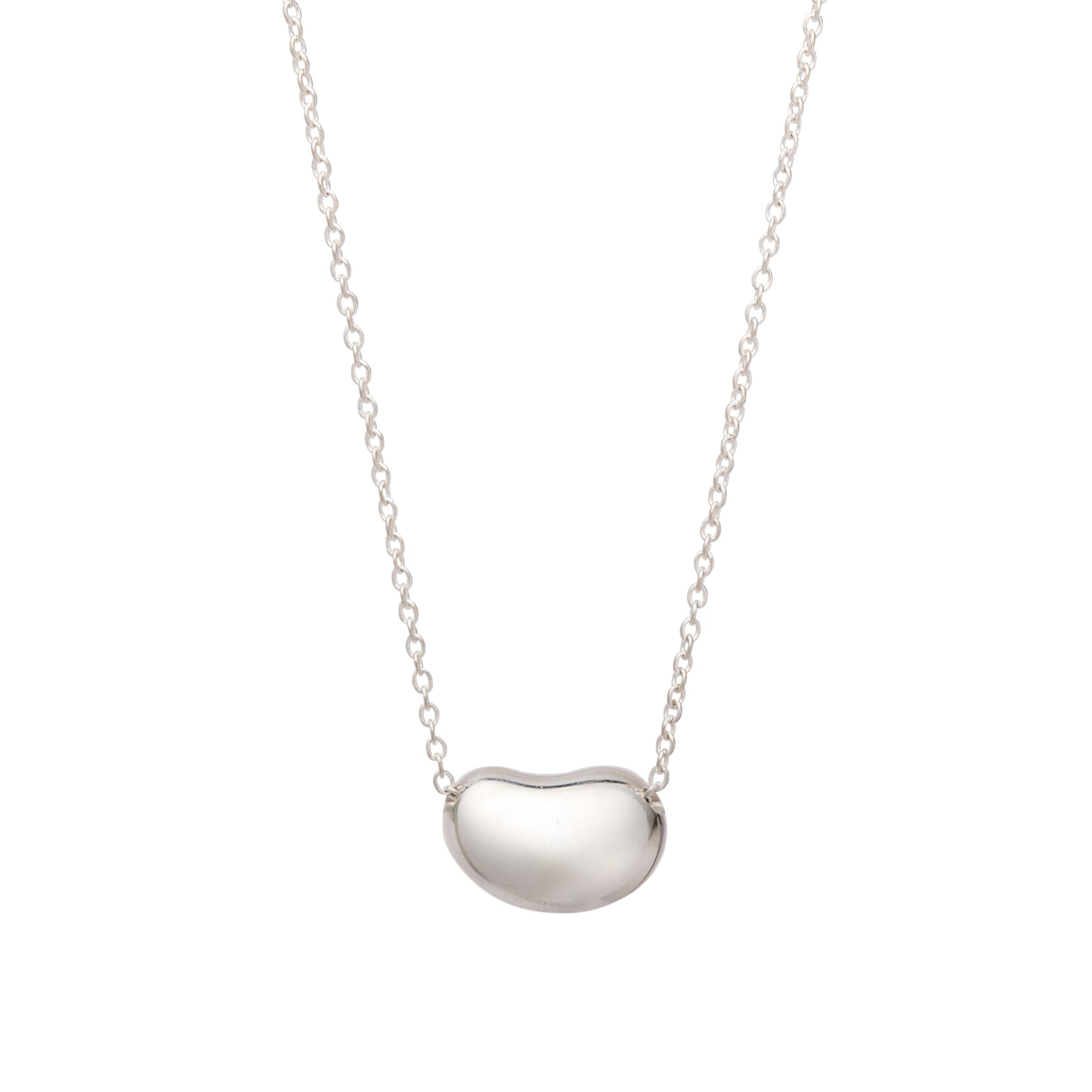 Tiffany & Co. Elsa Peretti 12 MM Bean Pendant Necklace