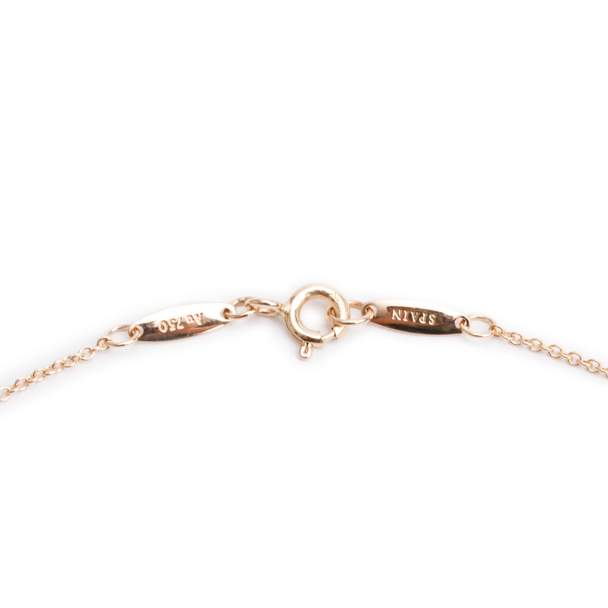 Tiffany & Co. Elsa Peretti 18k Rose Gold 0.07 ct. Diamonds by the Yard Pendant Necklace w/ Box & Receipt