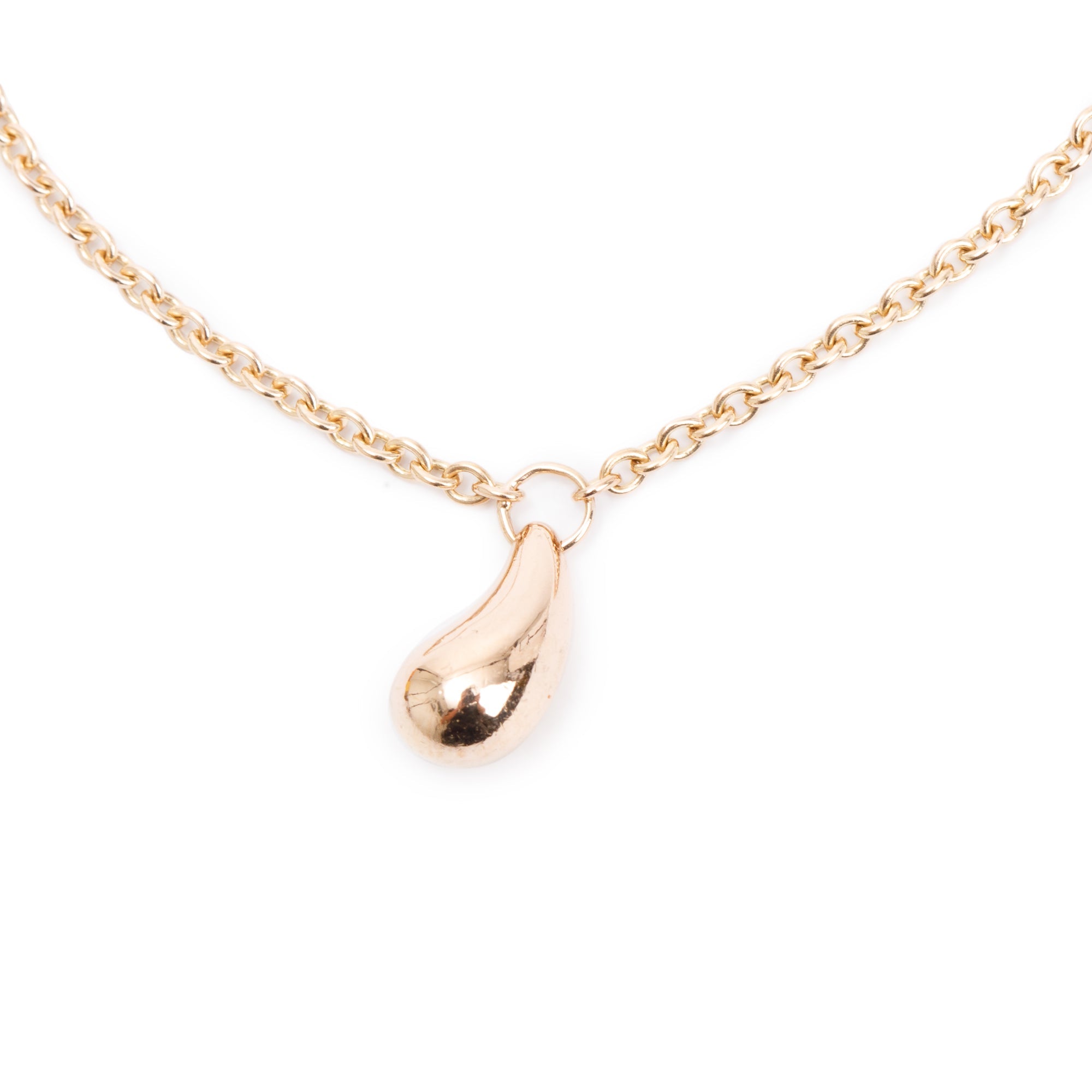 Tiffany & Co. Elsa Peretti 18k Rose Gold Teardrop Bracelet