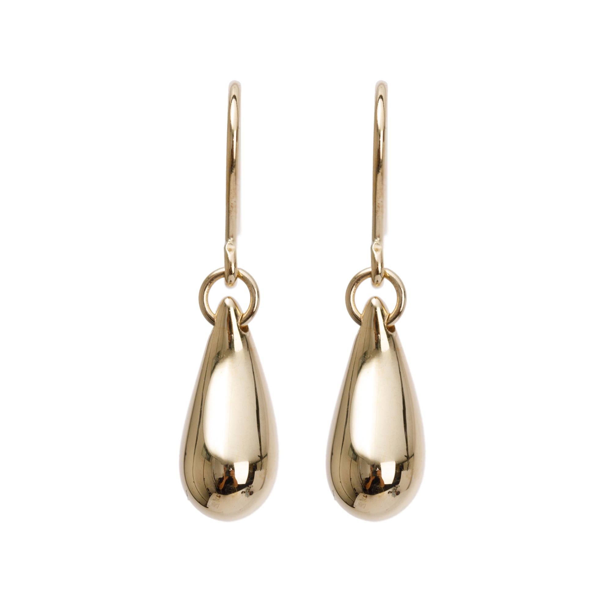 Tiffany & Co. Elsa Peretti 18k Yellow Gold 12 MM Teardrop Earrings