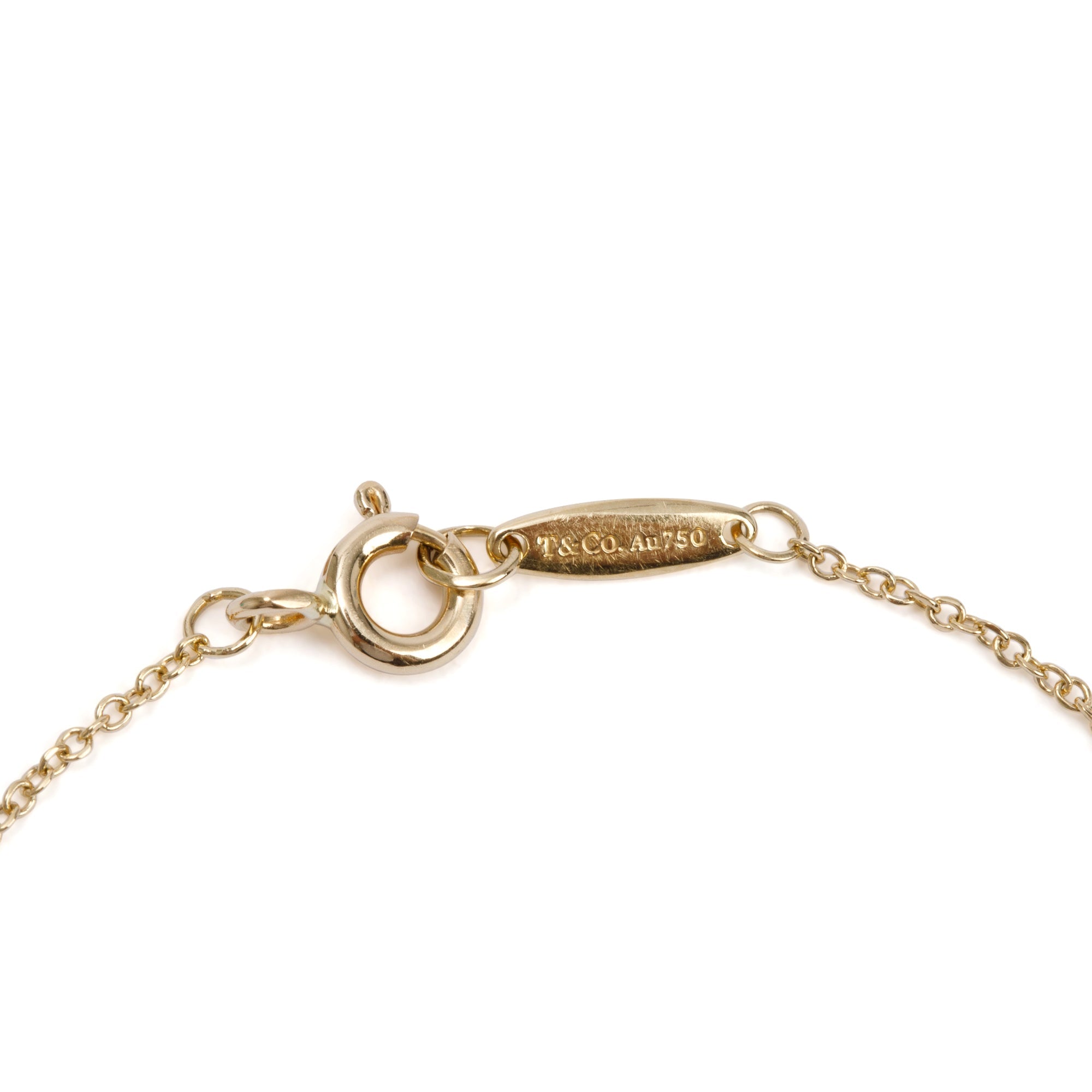 Tiffany & Co. Elsa Peretti 18k Yellow Gold Diamonds by the Yard Bracelet