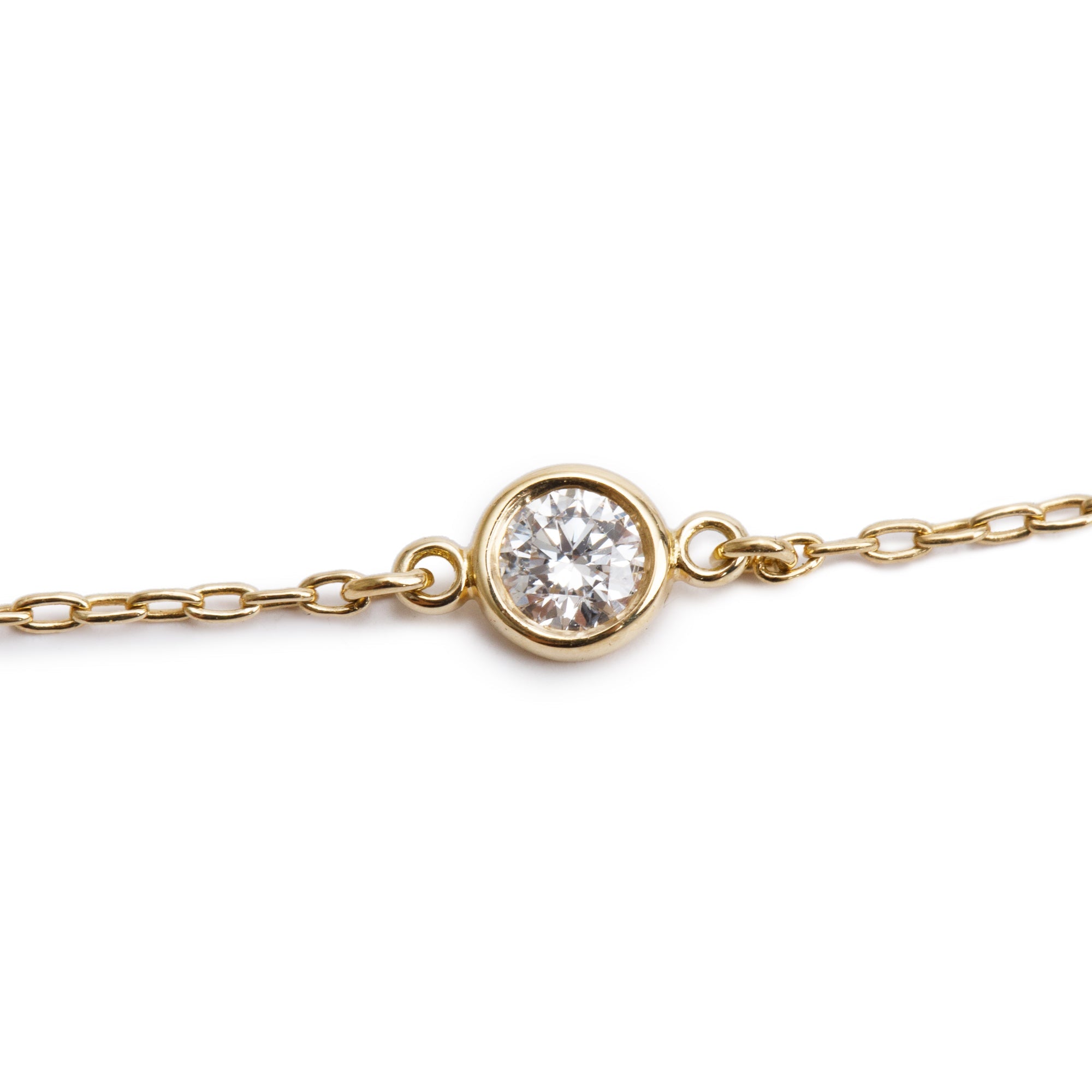 Tiffany & Co. Elsa Peretti 18k Yellow Gold Diamonds by the Yard Bracelet