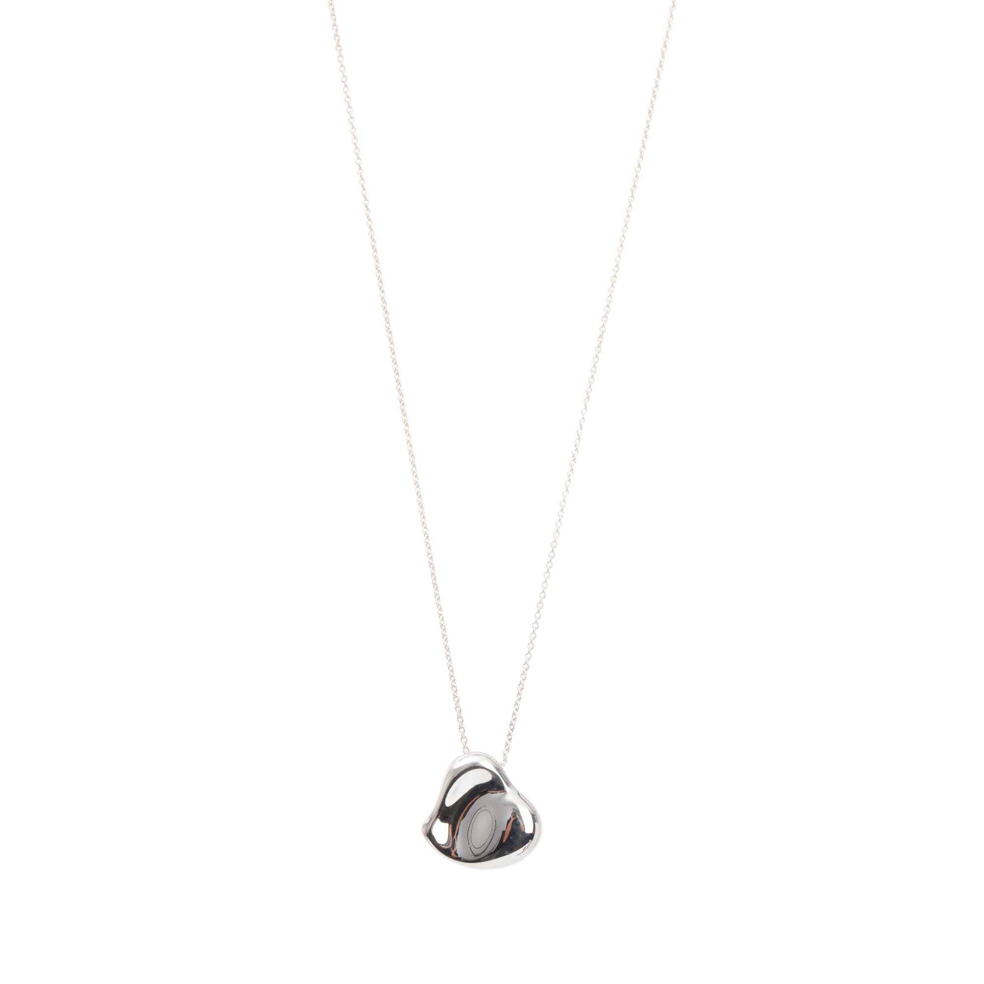 Tiffany & Co. Elsa Peretti 20 MM Full Heart Pendant Necklace