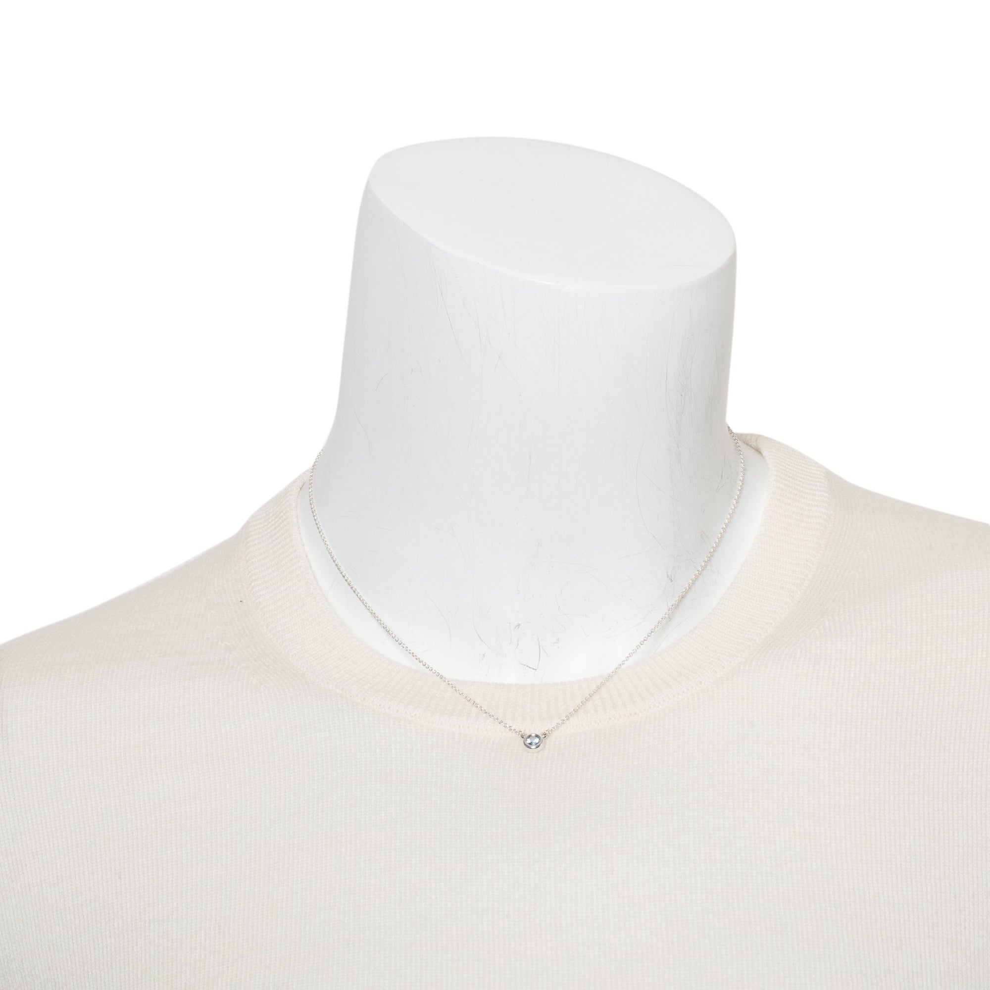 Tiffany & Co. Elsa Peretti Color by the Yard Aquamarine Pendant Necklace