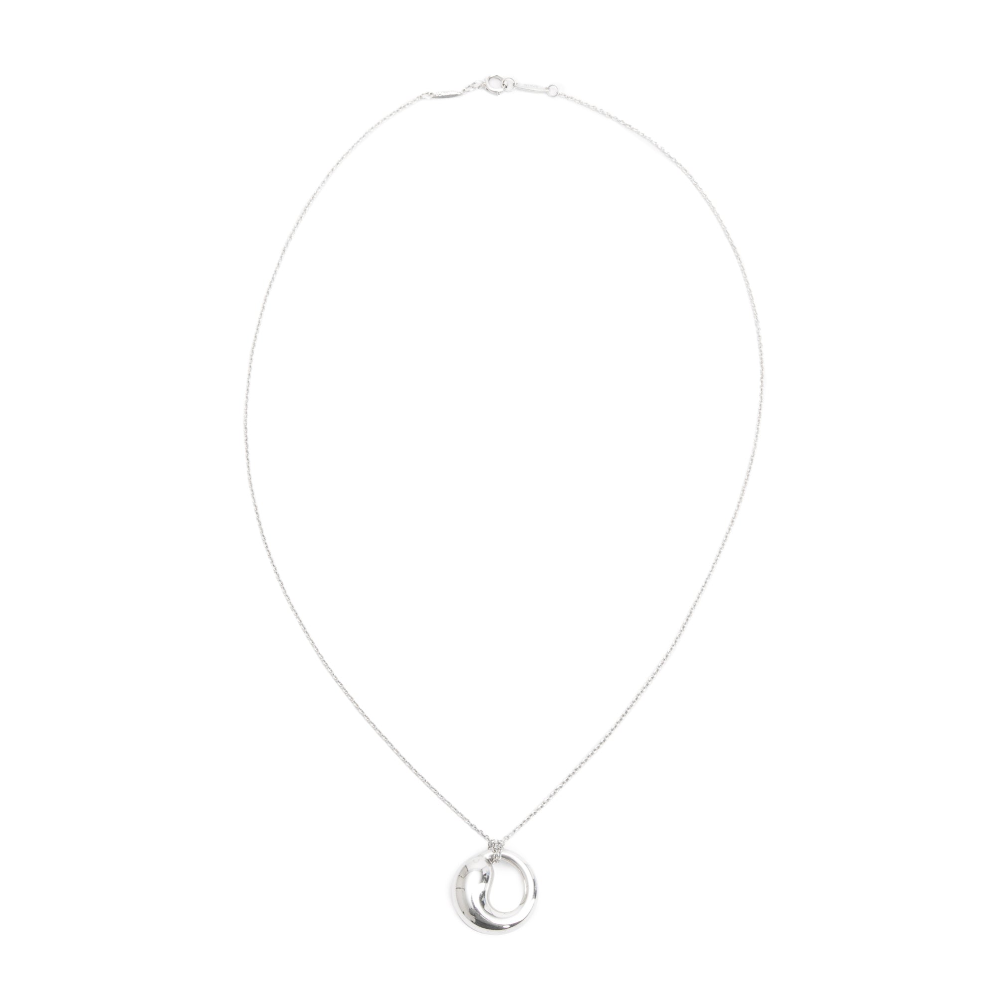 Tiffany & Co. Elsa Peretti Eternal Circle Pendant Necklace