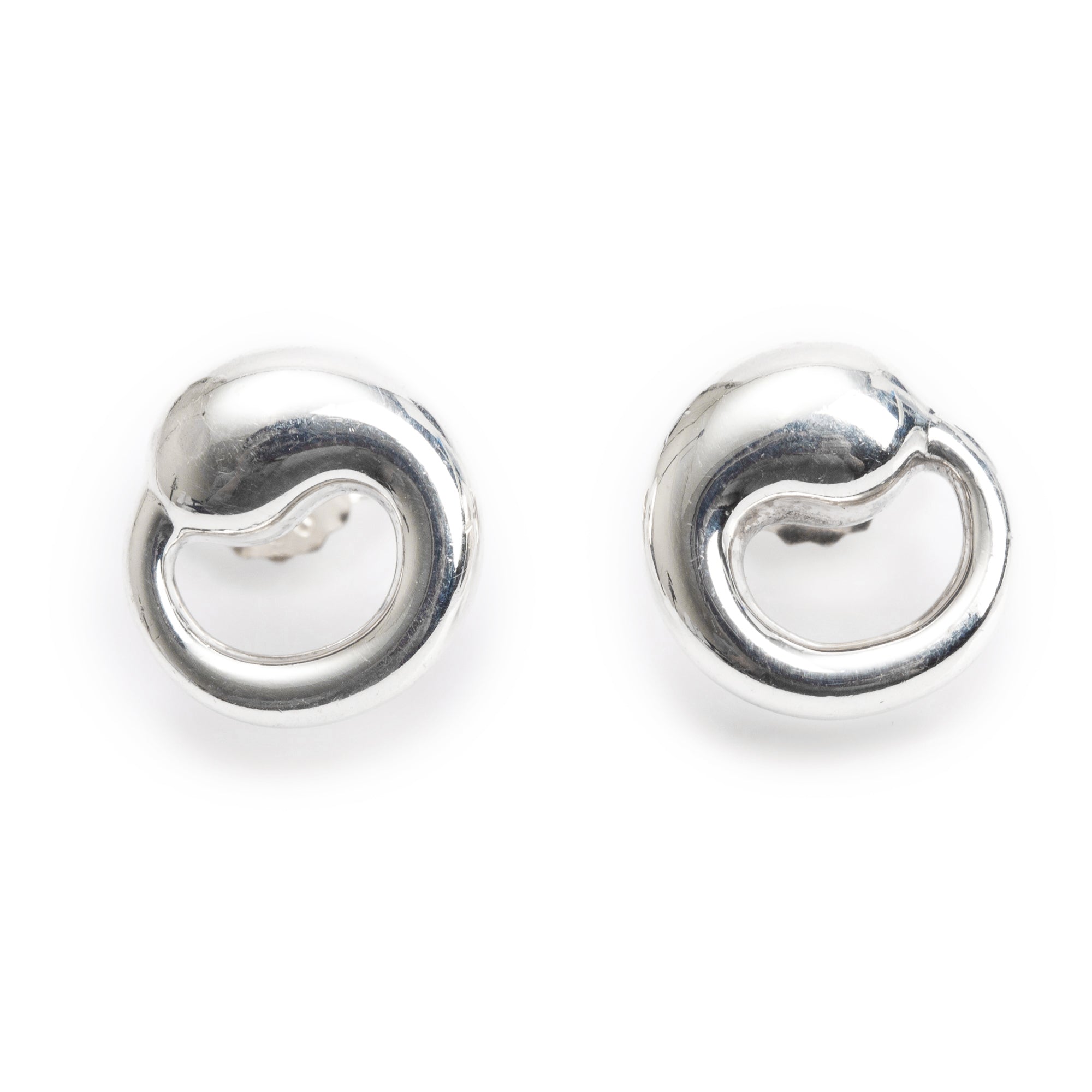 Tiffany & Co. Elsa Peretti Eternal Circle Stud Earrings, 11 MM