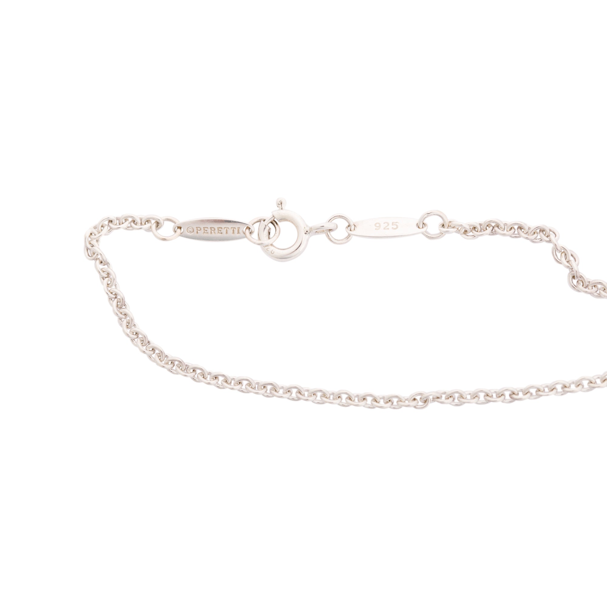 Tiffany & Co. Elsa Peretti Open Heart Lariat Necklace