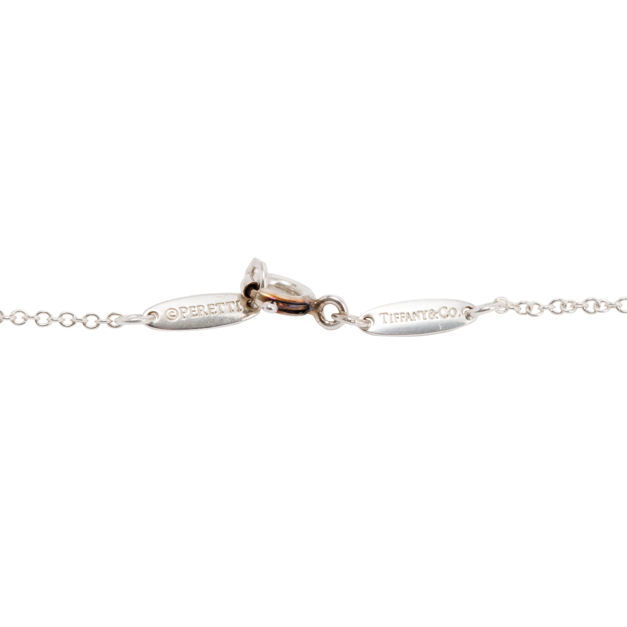 Tiffany & Co. Elsa Peretti Open Heart Pendant Necklace, 16 MM
