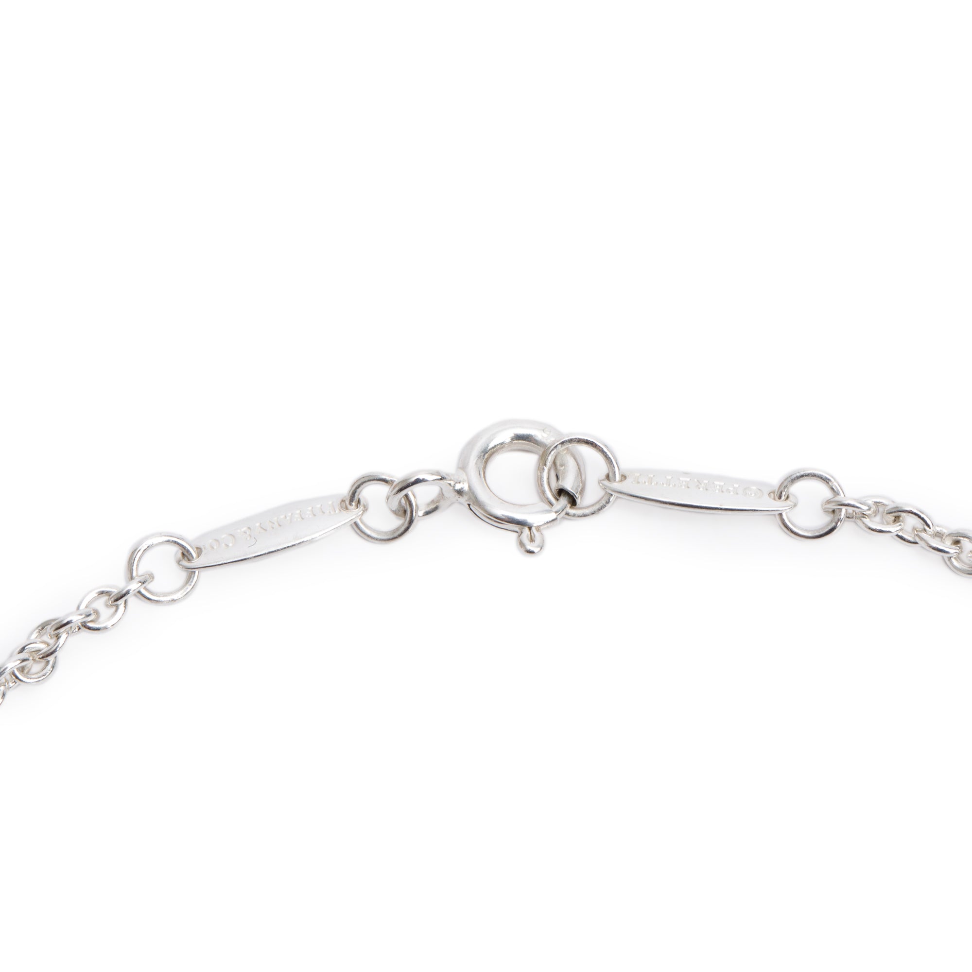 Tiffany & Co. Elsa Peretti Sterling Silver 11 MM Open Heart Bracelet