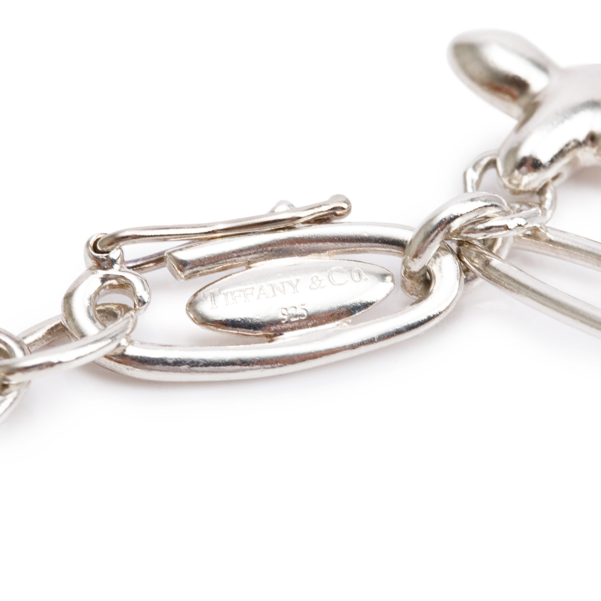 Tiffany & Co. Elsa Peretti Sterling Silver 5 Charm Bracelet