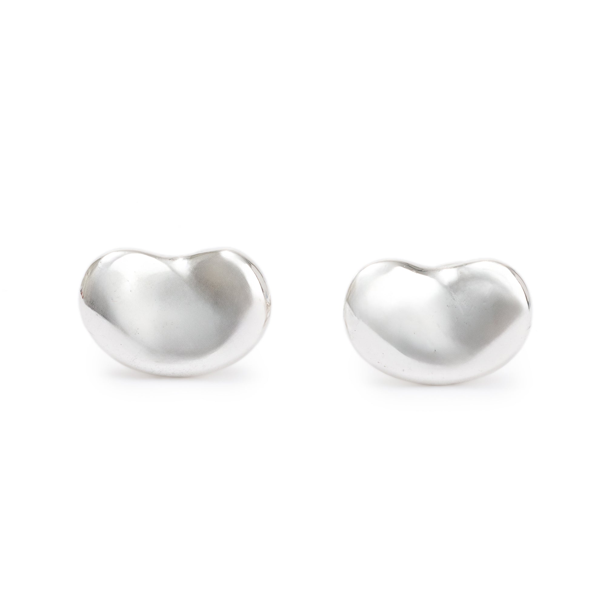 Tiffany & Co. Elsa Peretti Sterling Silver Bean Cufflinks