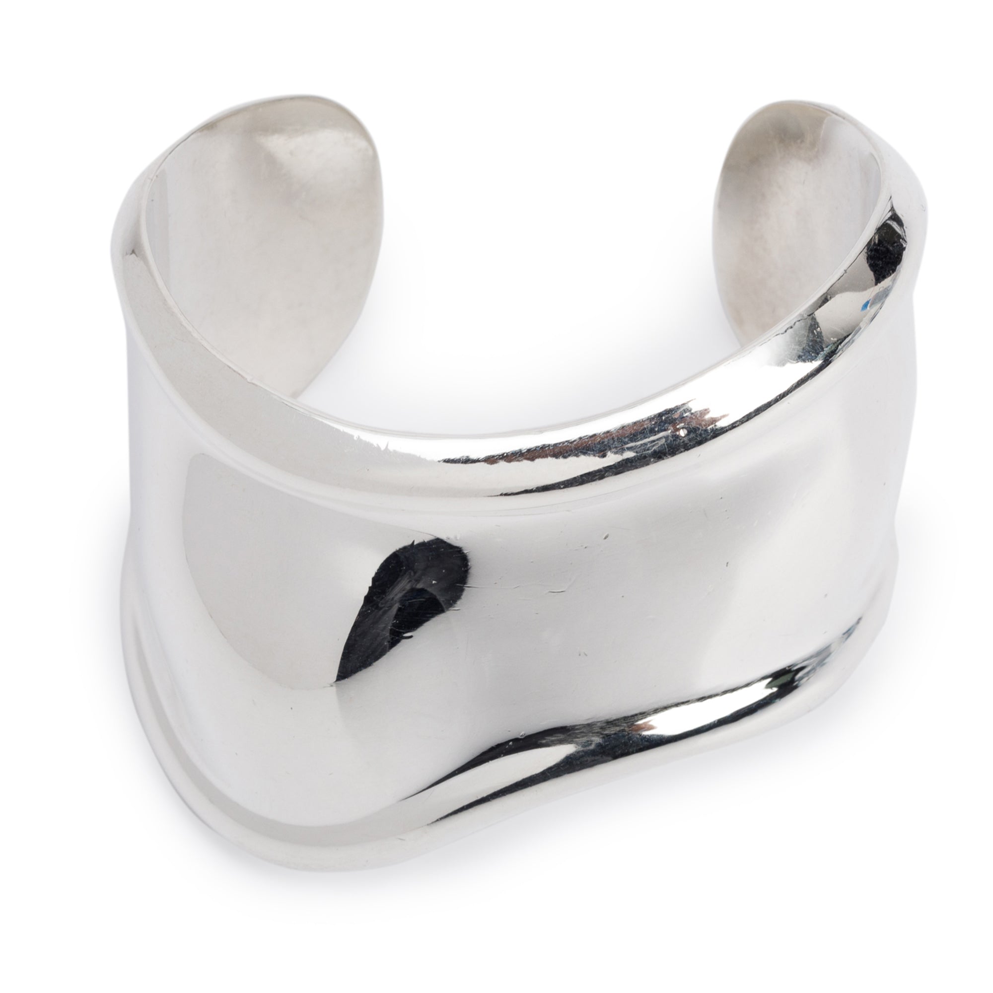 Tiffany & Co. Elsa Peretti Sterling Silver Bone Cuff Bracelet w/ Box