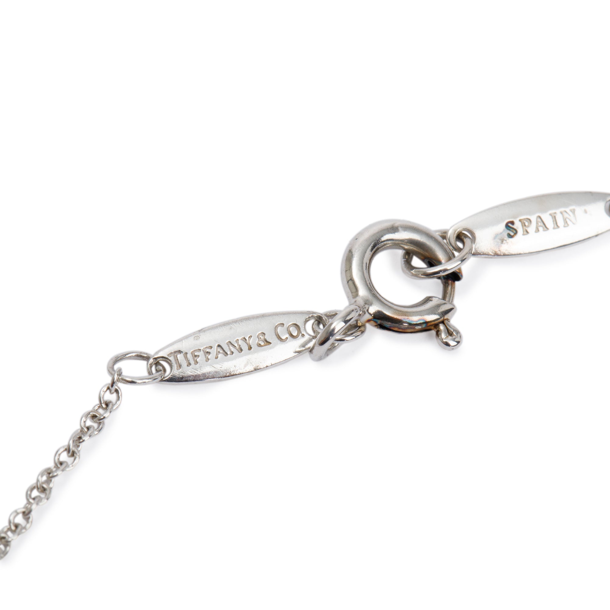 Tiffany & Co. Elsa Peretti Sterling Silver Diamonds by the Yard Bracelet
