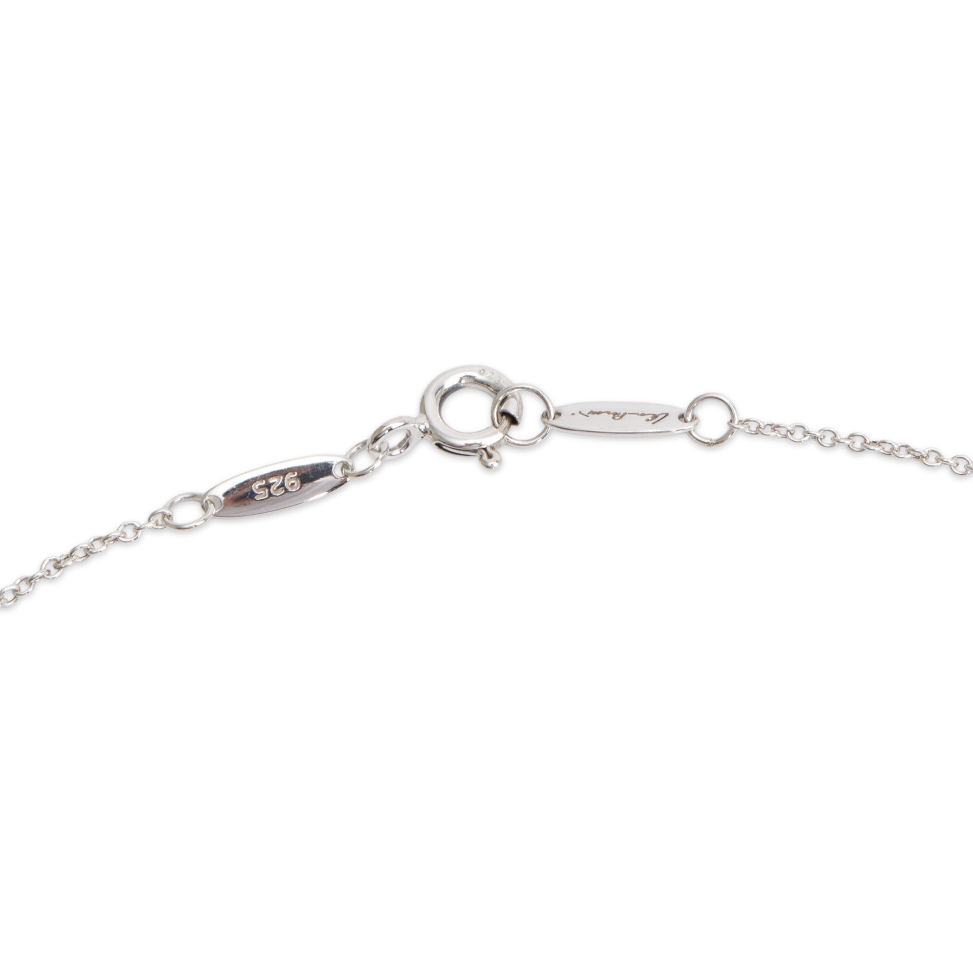 Tiffany & Co. Elsa Peretti Sterling Silver Eternal Circle Pendant Necklace