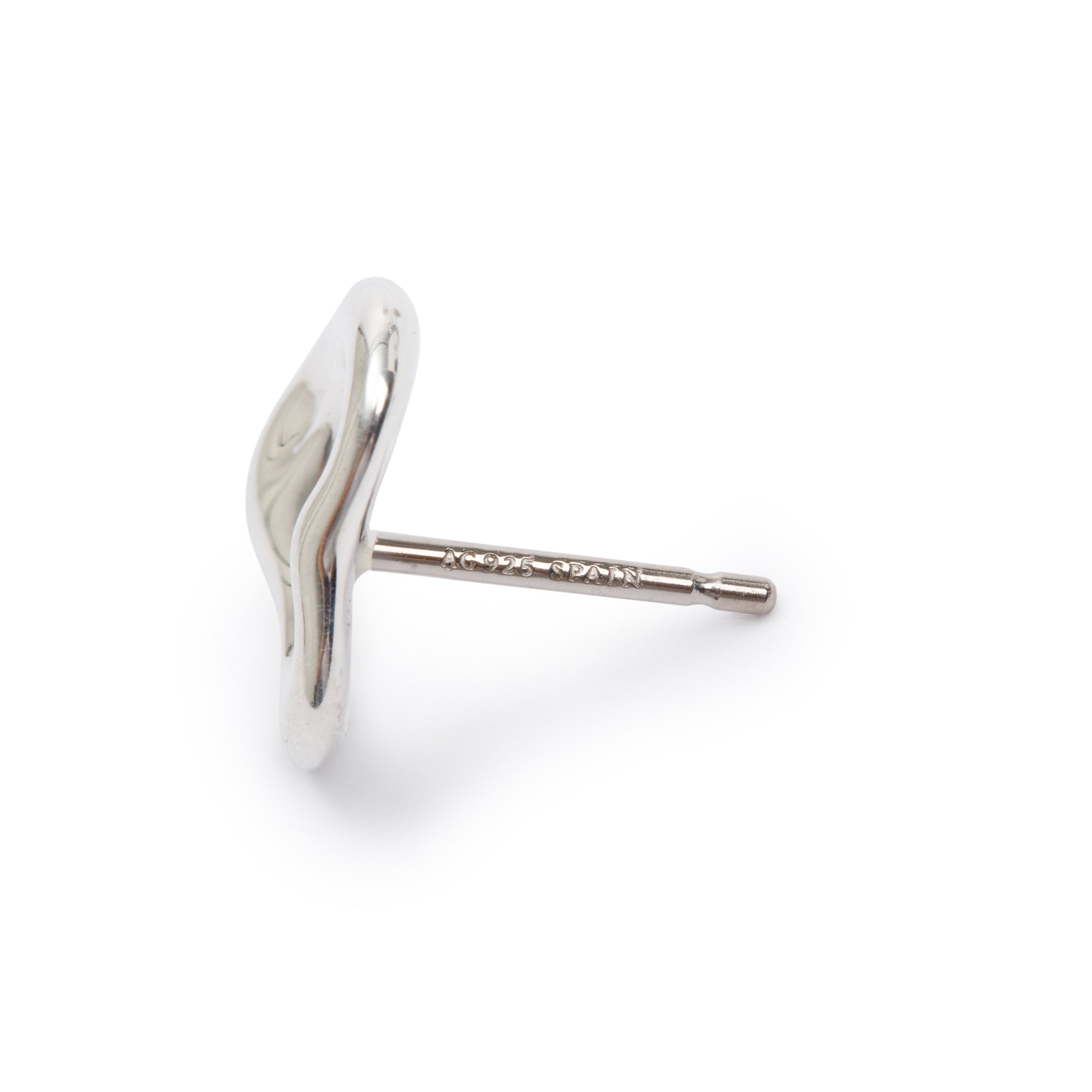 Tiffany & Co. Elsa Peretti Sterling Silver Open Heart Earrings, 11 MM