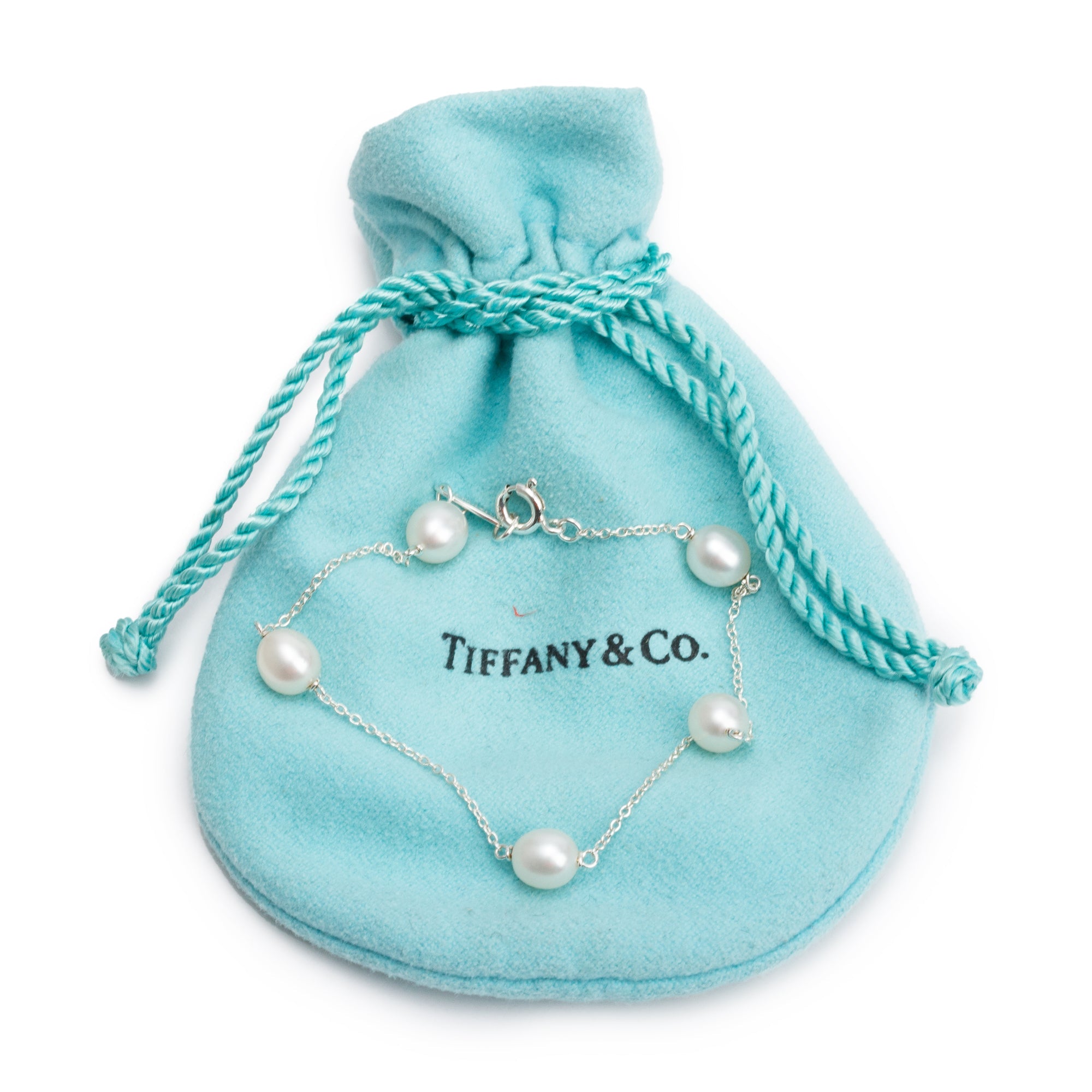 Tiffany & Co. Elsa Peretti Sterling Silver Pearls by the Yard Bracelet