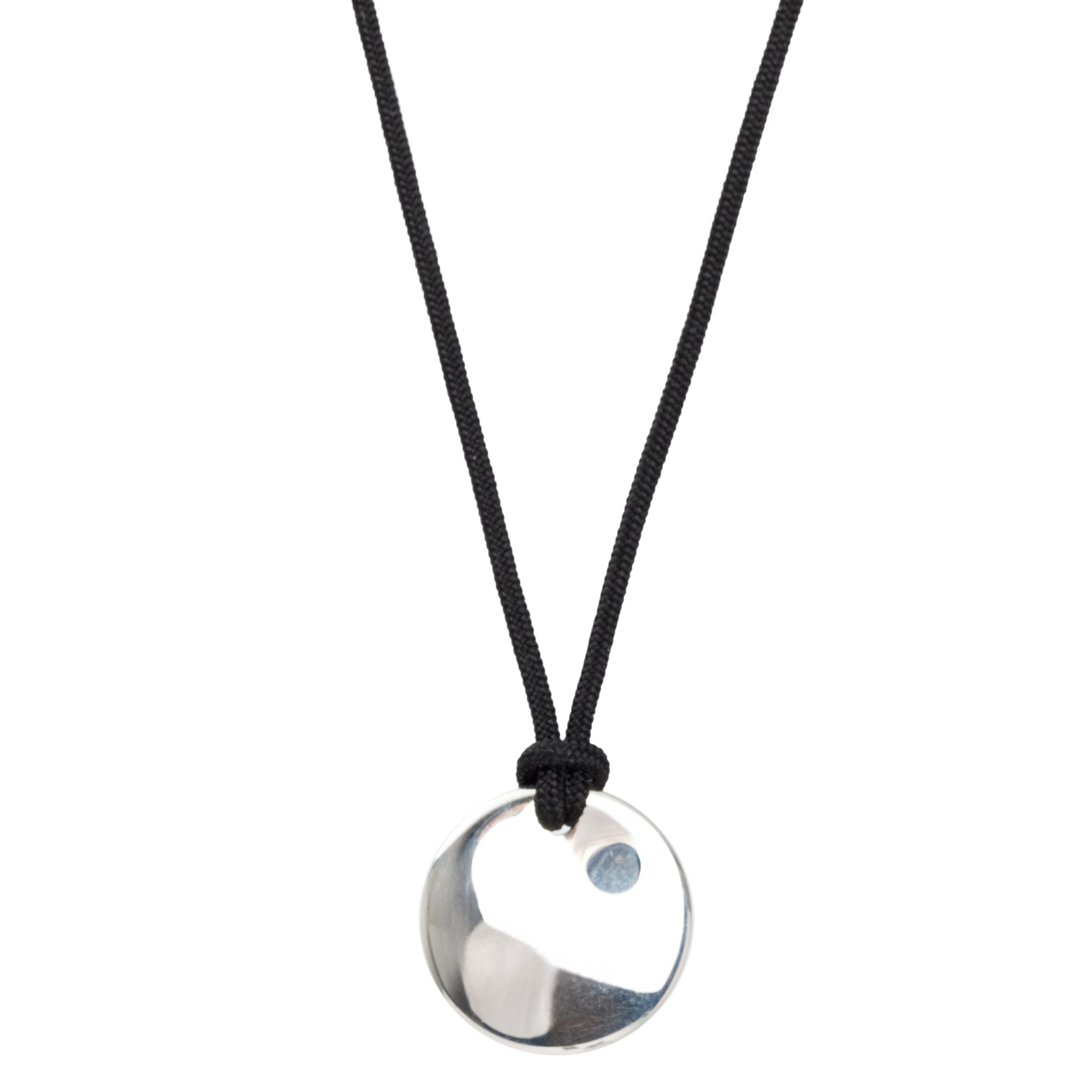 Tiffany & Co. Elsa Peretti Sterling Silver Round Pendant Necklace