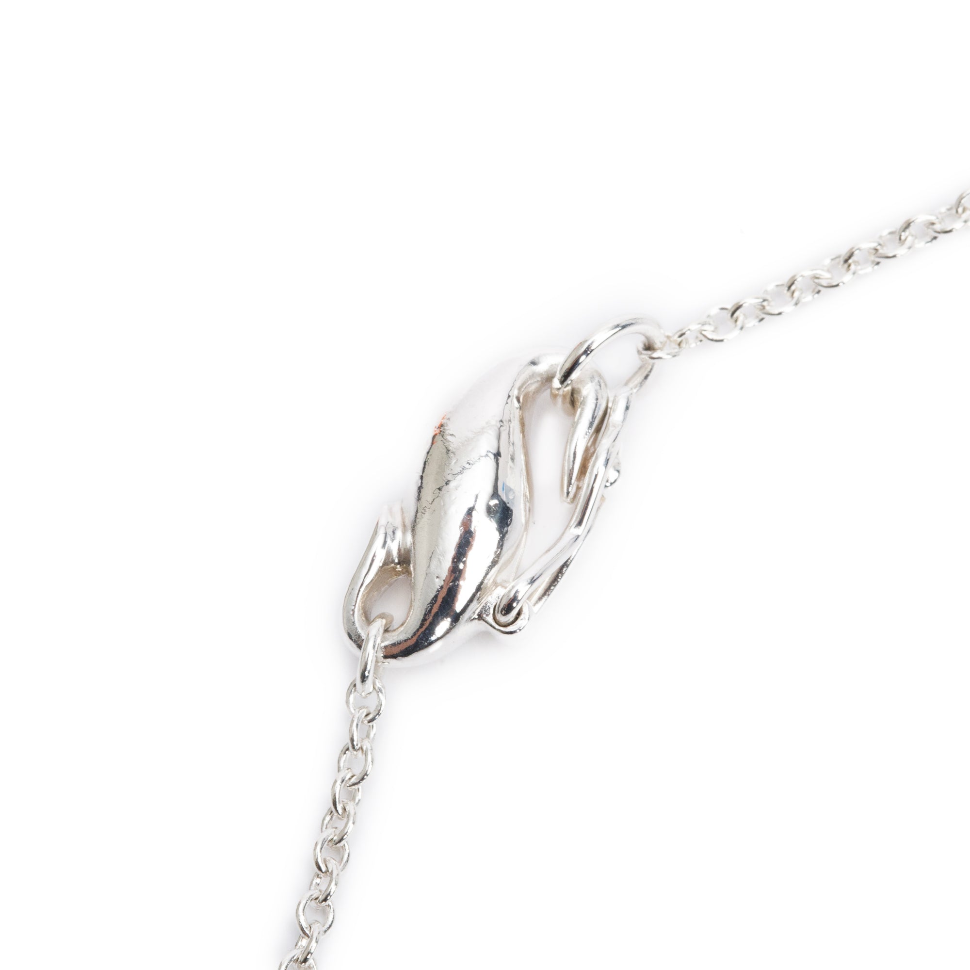 Tiffany & Co. Elsa Peretti Sterling Silver Seahorse Station Necklace