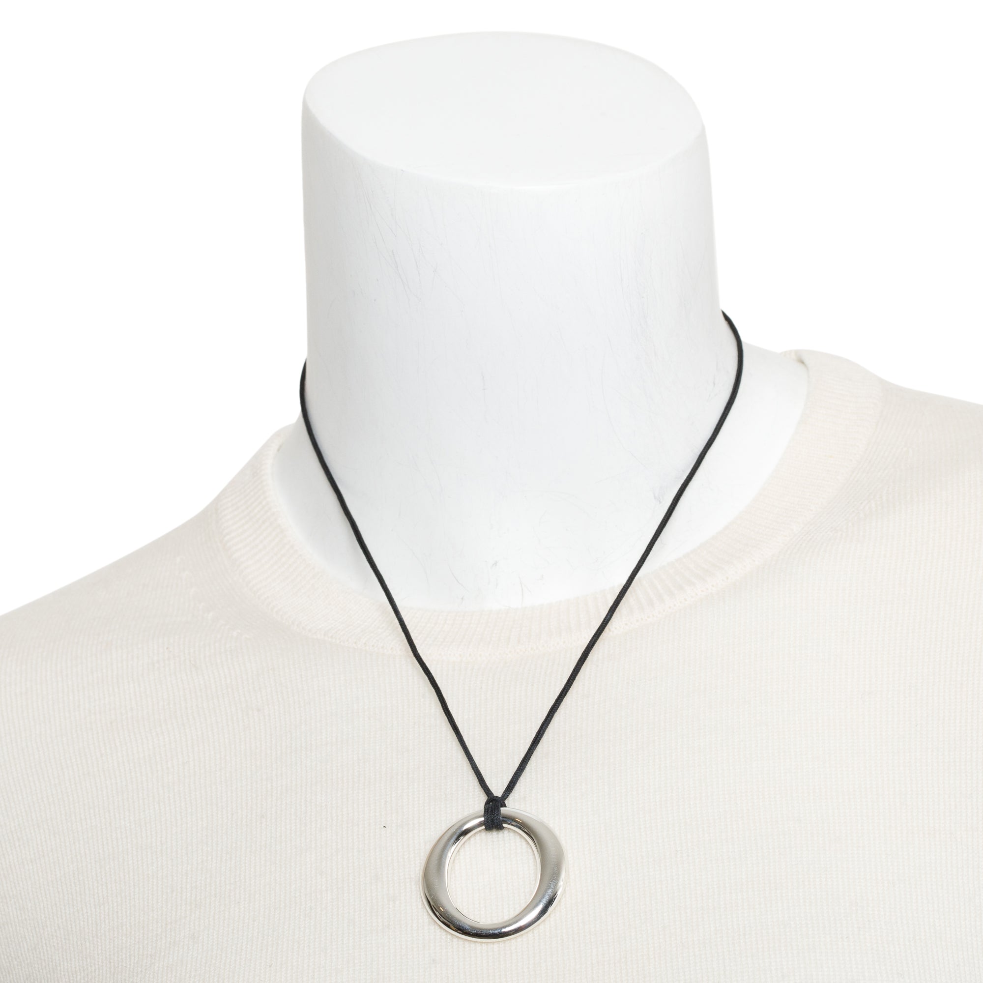 Tiffany & Co. Elsa Peretti Sterling Silver Sevillana Pendant Necklace