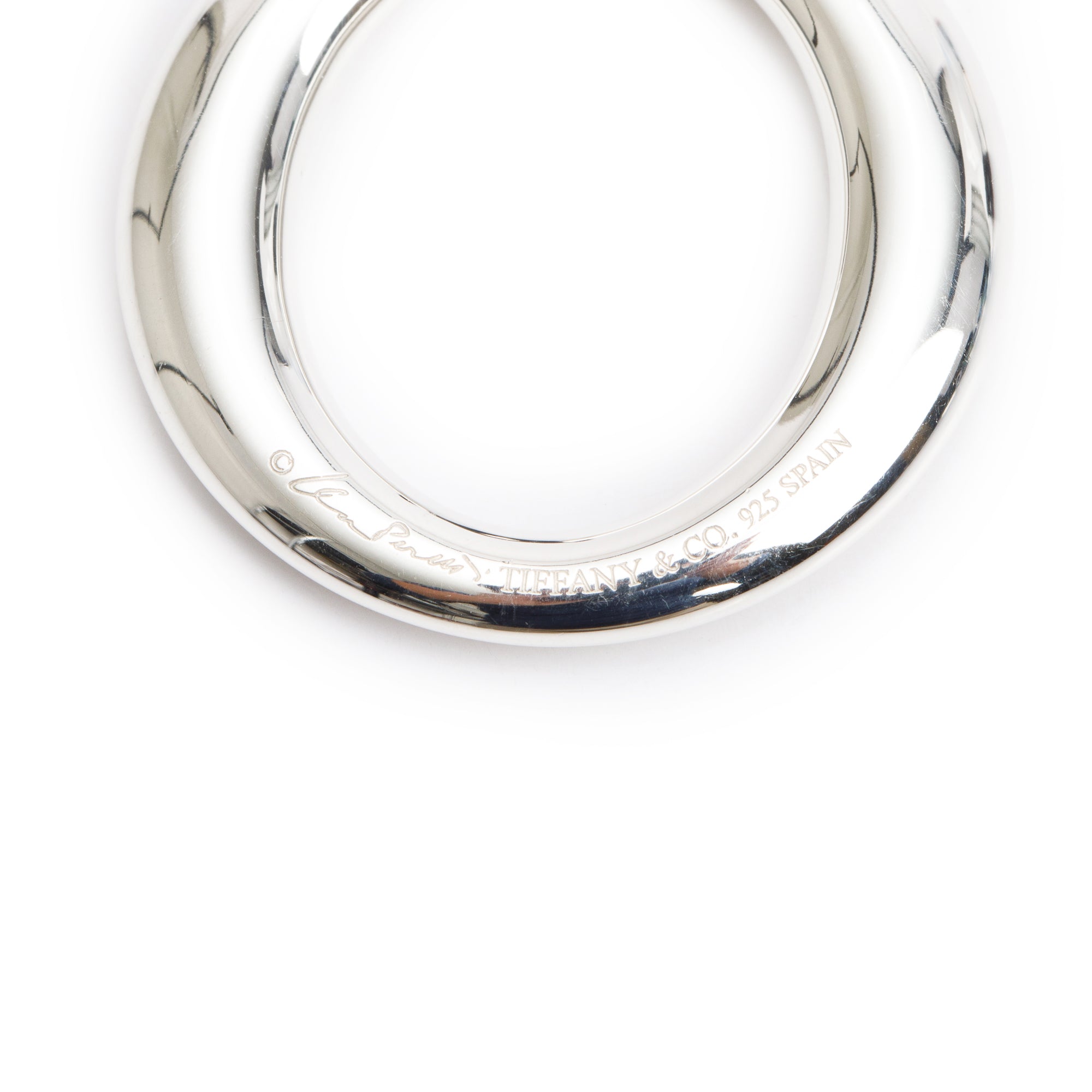 Tiffany & Co. Elsa Peretti Sterling Silver Sevillana Pendant Necklace