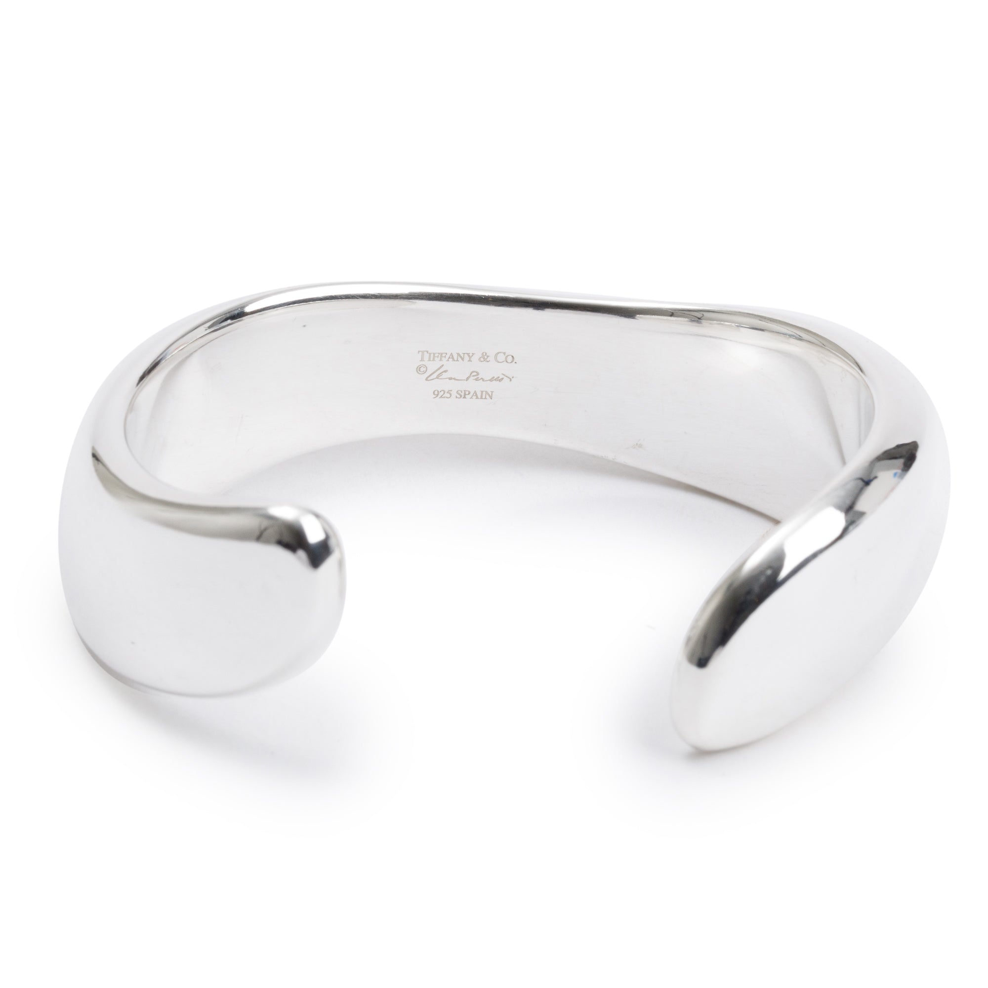 Tiffany & Co. Elsa Peretti Sterling Silver Swirl Cuff Bracelet