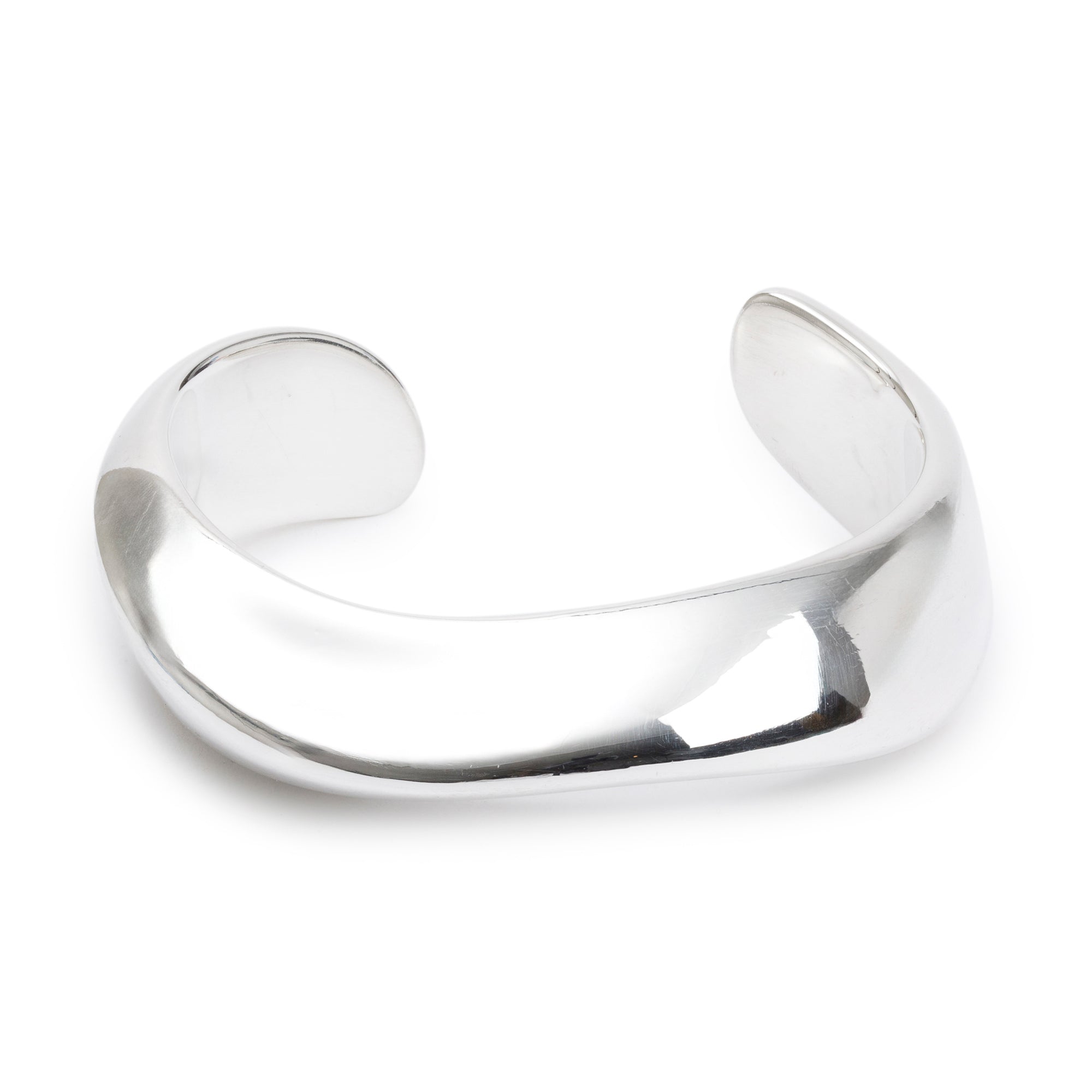 Tiffany & Co. Elsa Peretti Sterling Silver Swirl Cuff Bracelet