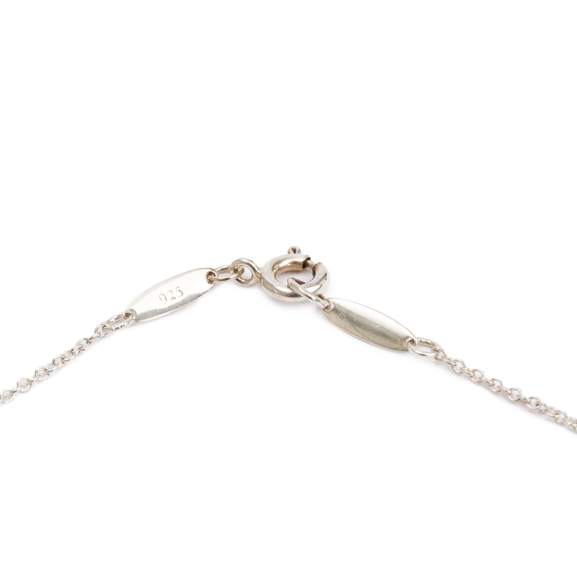 Tiffany & Co. Elsa Peretti Sterling Silver Teardrop Pendant Necklace