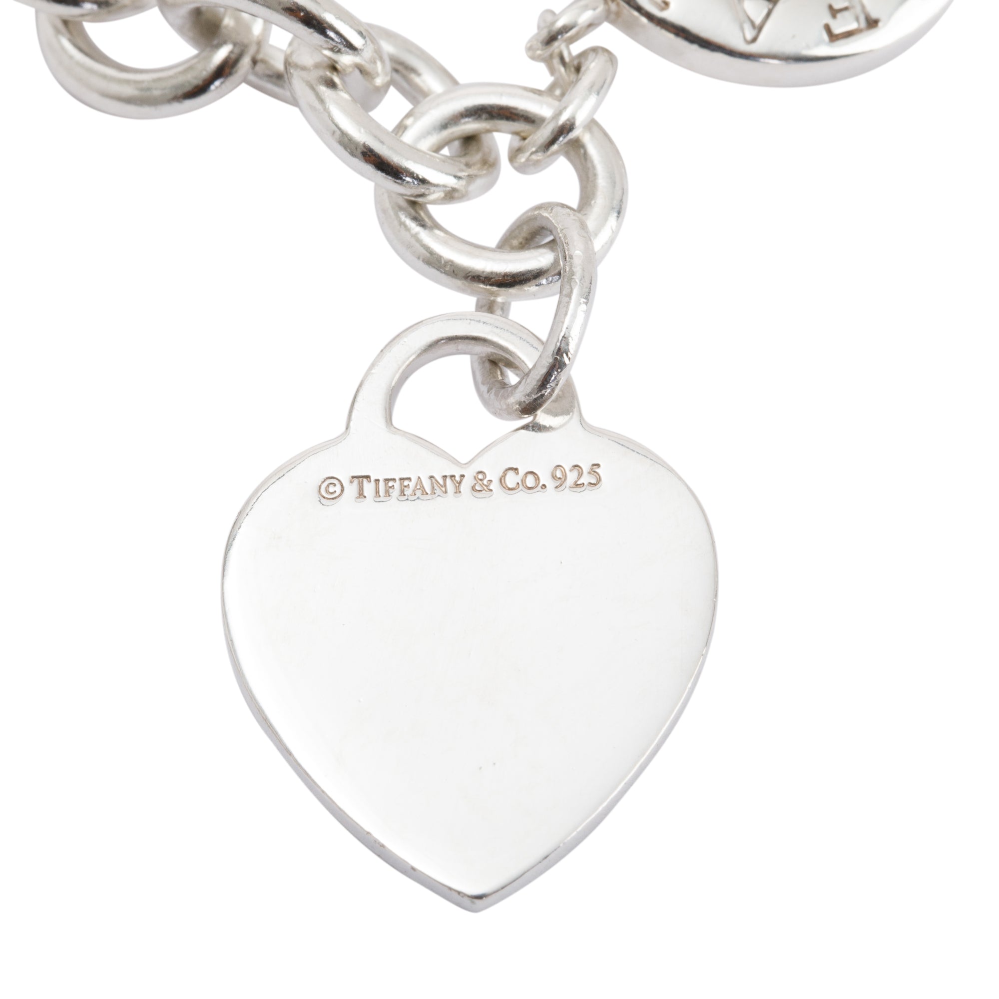 Tiffany & Co. Heart Tag Charm Bracelet with Toggle Clasp
