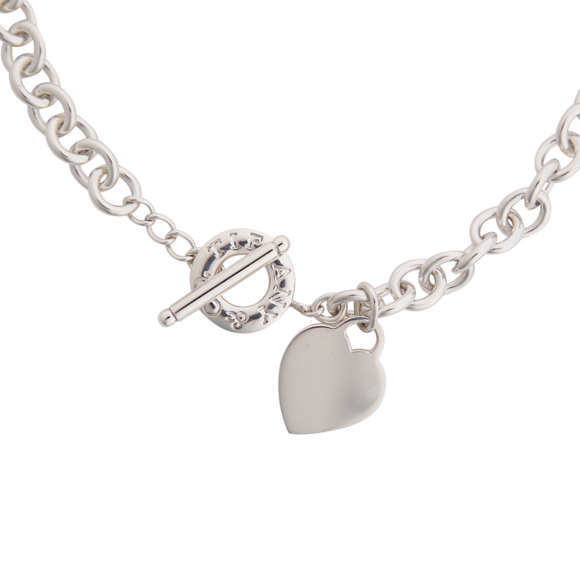 Tiffany & Co. Heart Tag Necklace with Toggle Clasp