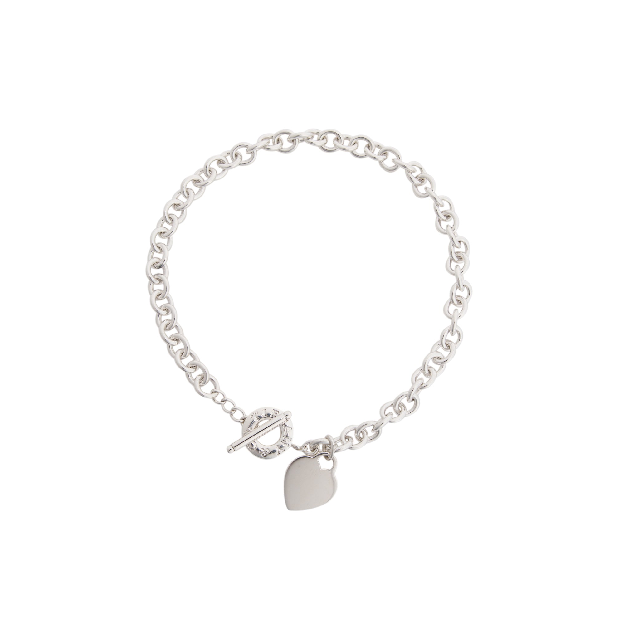 Tiffany & Co. Heart Tag Necklace with Toggle Clasp