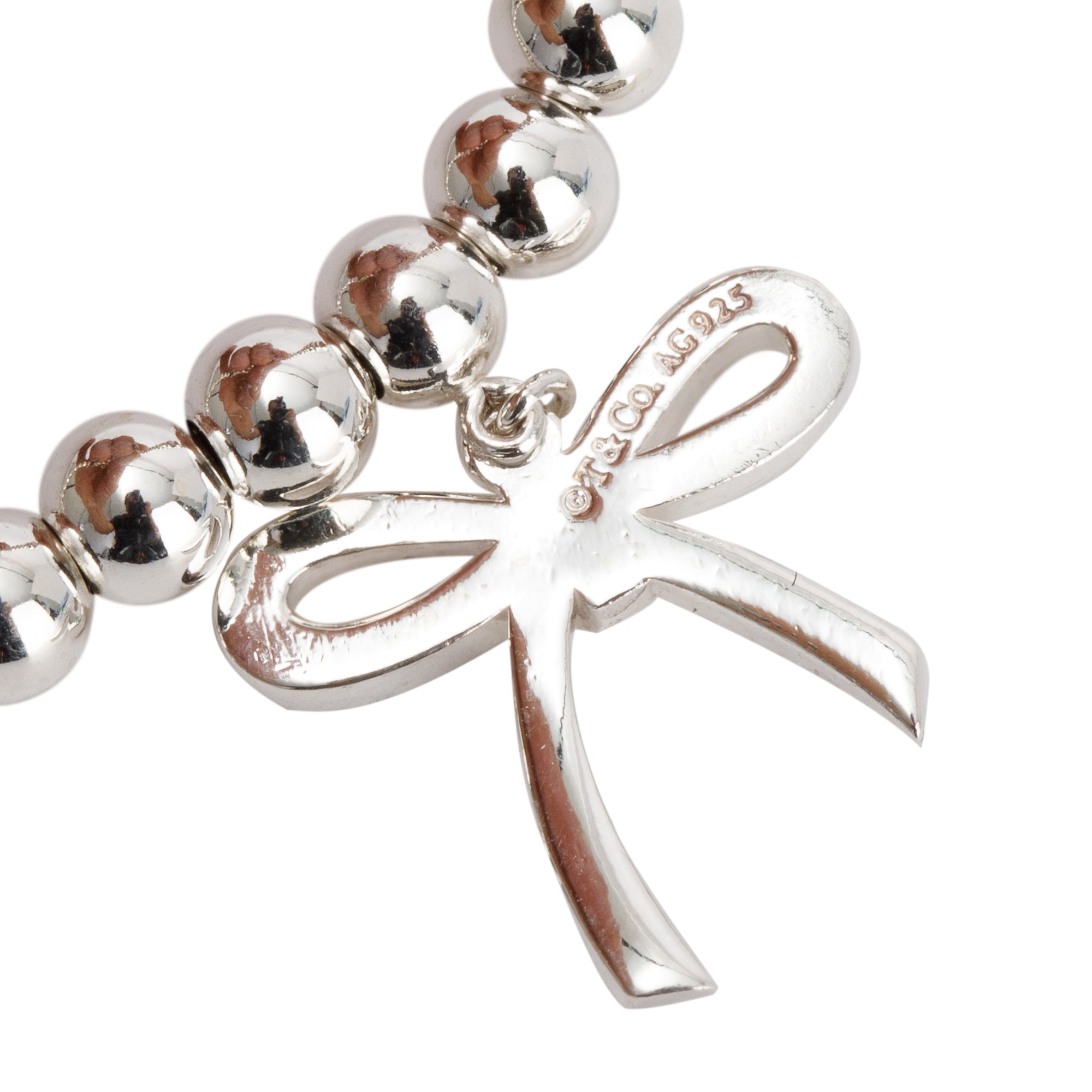 Tiffany & Co. Mini Bow 4 MM Bead Bracelet