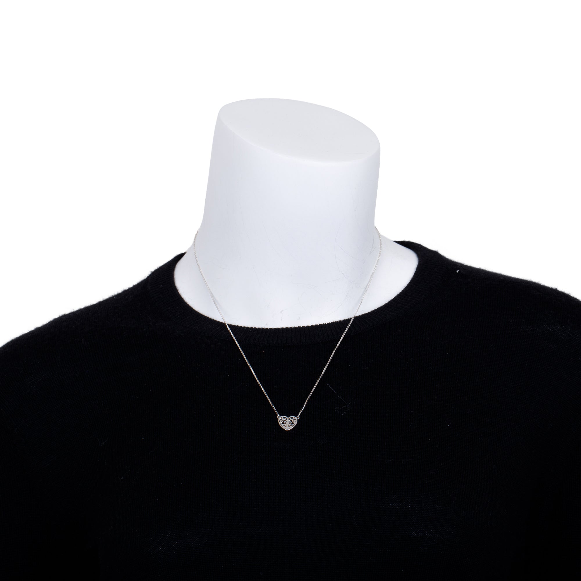 Tiffany & Co. Mini Enchant Heart Pendant Necklace