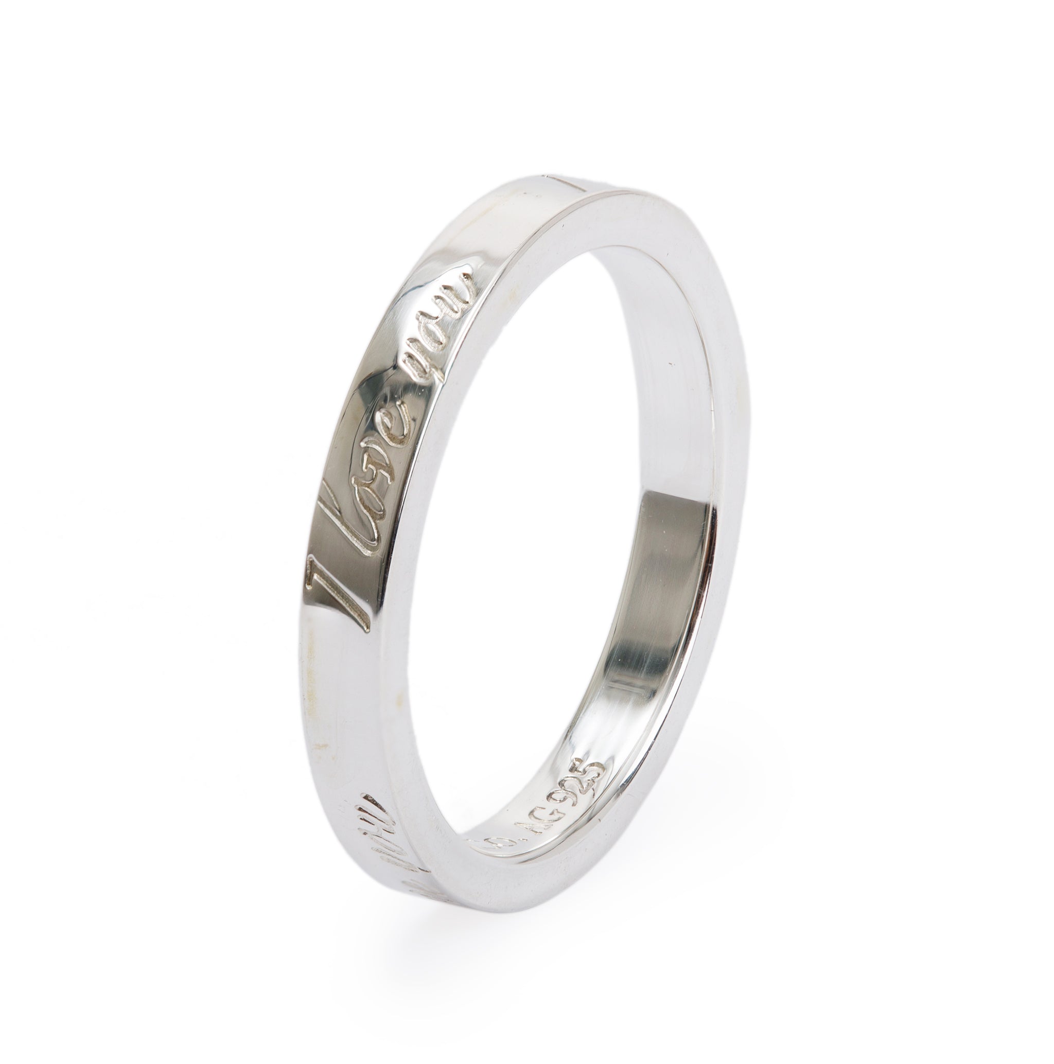 Tiffany & Co. Notes "I Love You" Ring