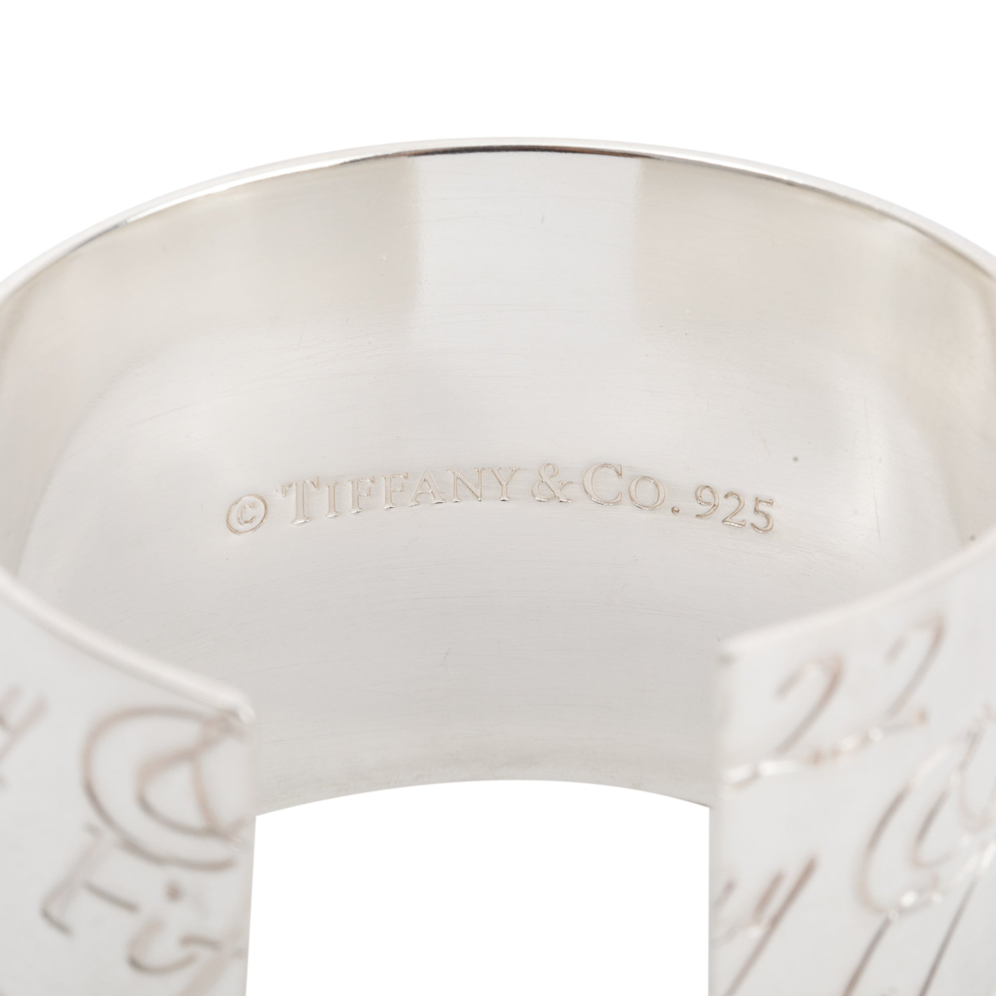 Tiffany & Co. Notes Wide Cuff Bracelet
