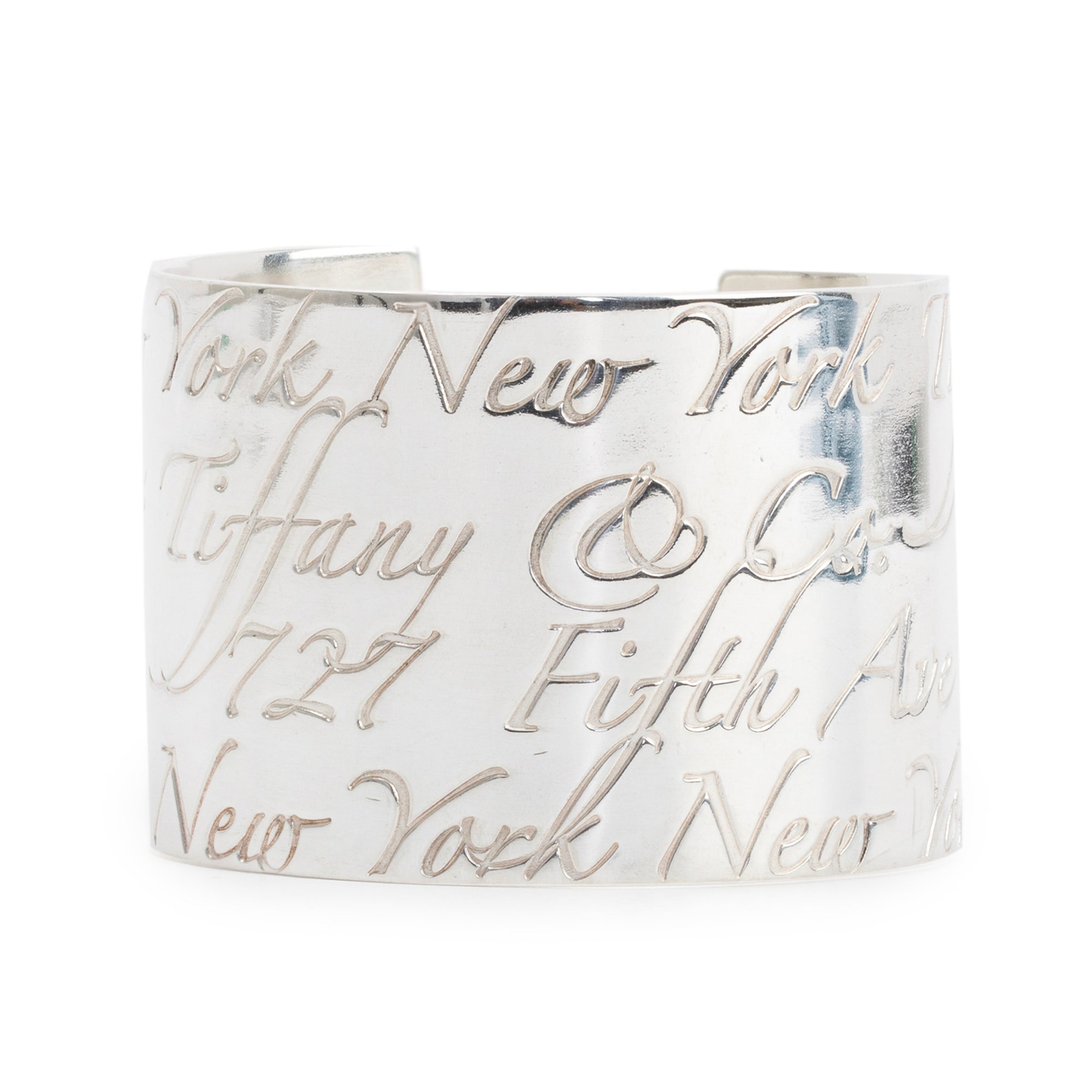 Tiffany & Co. Notes Wide Cuff Bracelet