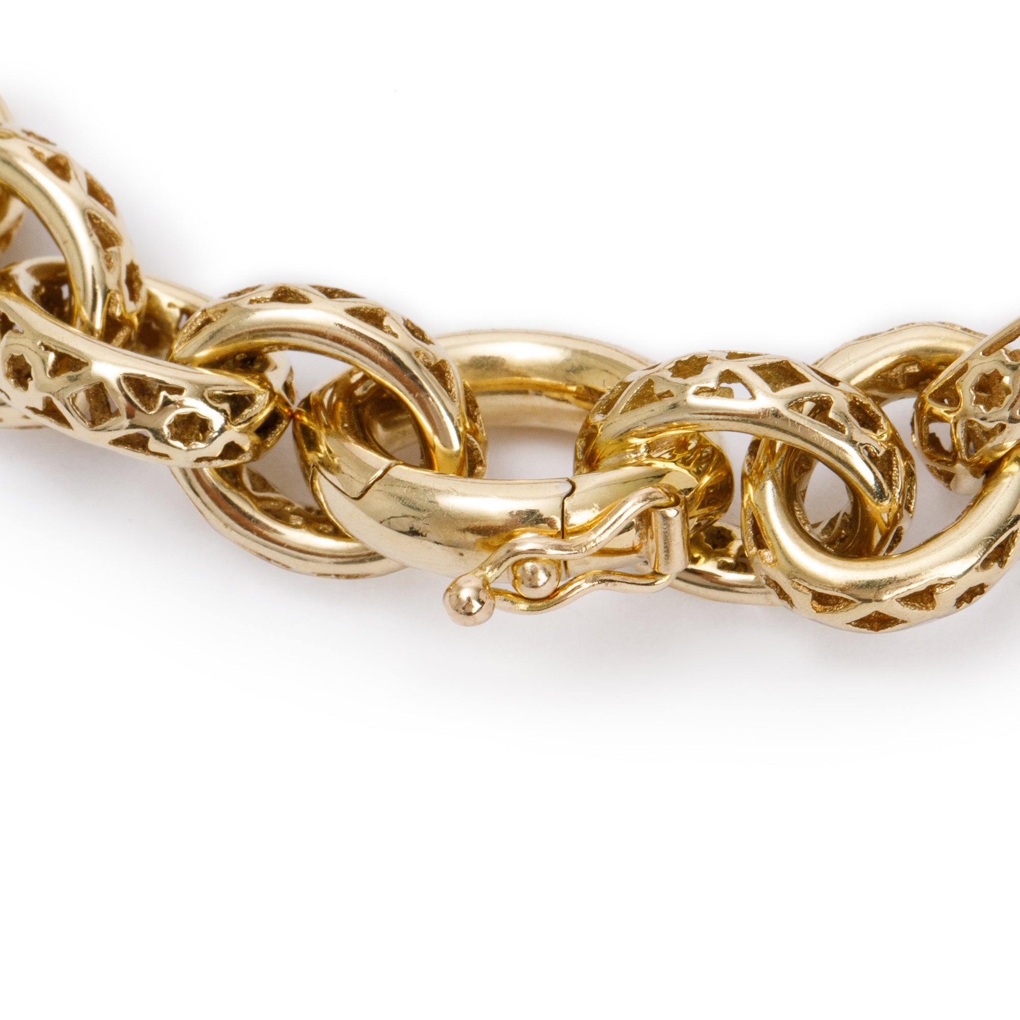 Tiffany & Co. Paloma Picasso 18k Yellow Gold Marrakesh Link Bracelet