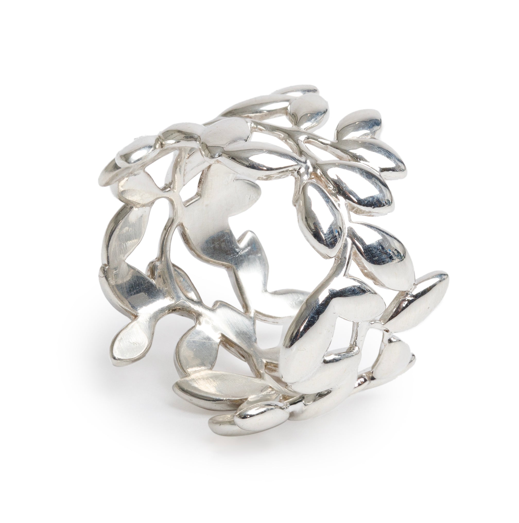 Tiffany & Co. Paloma Picasso Olive Leaf Band Ring, Size 7