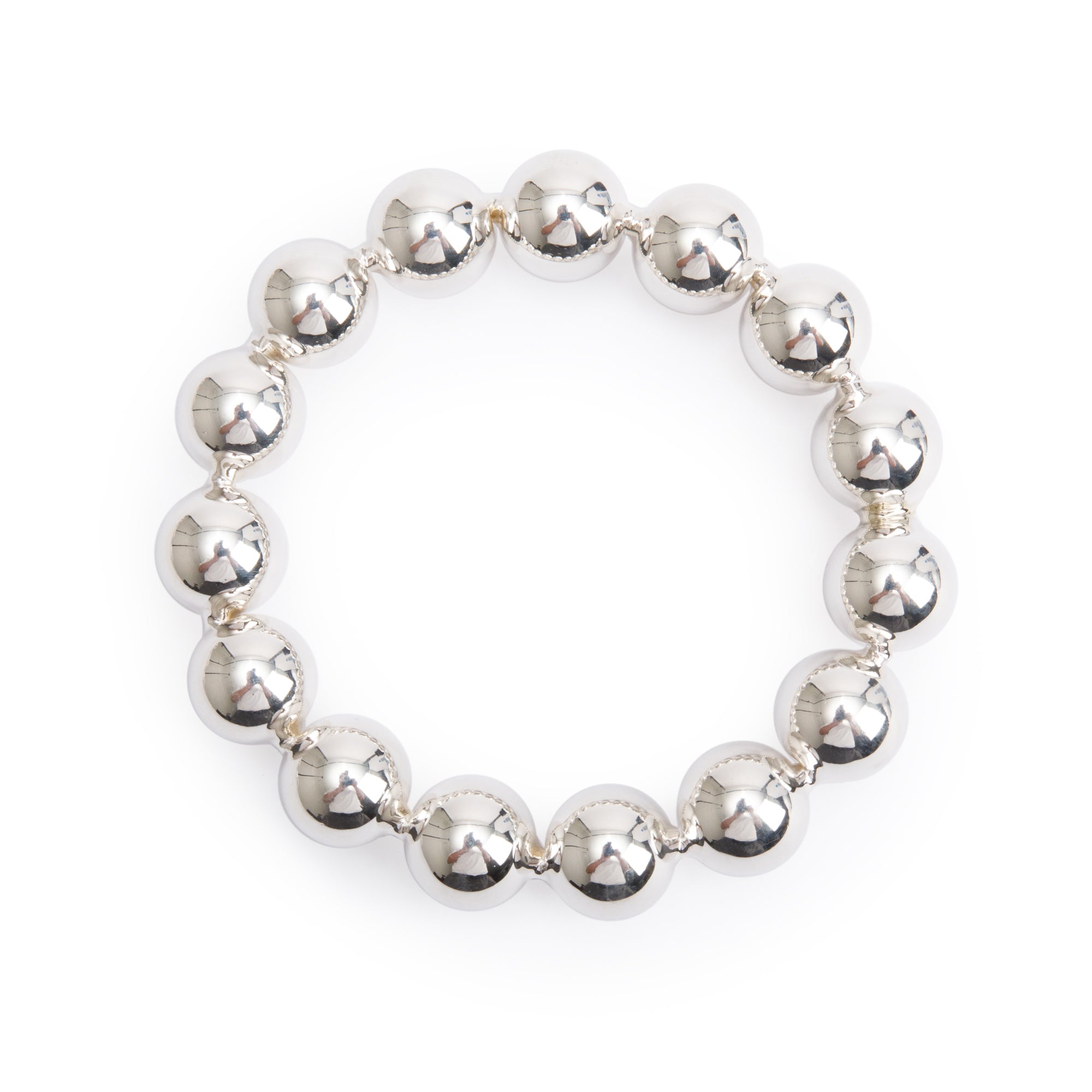 Tiffany & Co. Paloma Picasso Sterling Silver Ball Bangle Bracelet