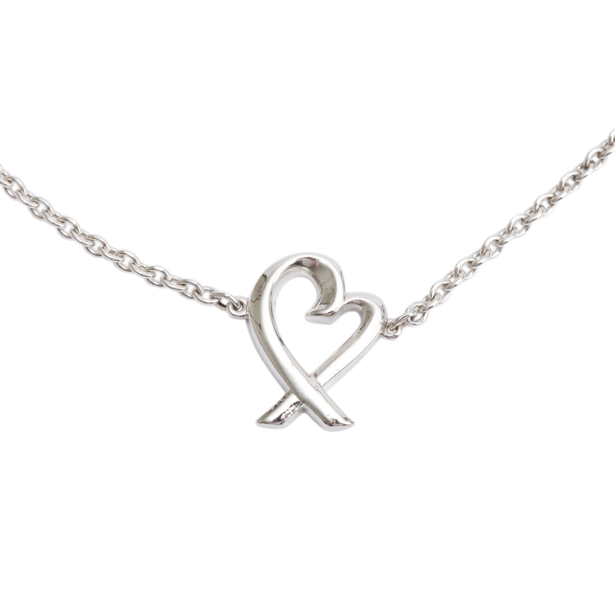 Tiffany & Co. Paloma Picasso Sterling Silver Loving Heart Bracelet