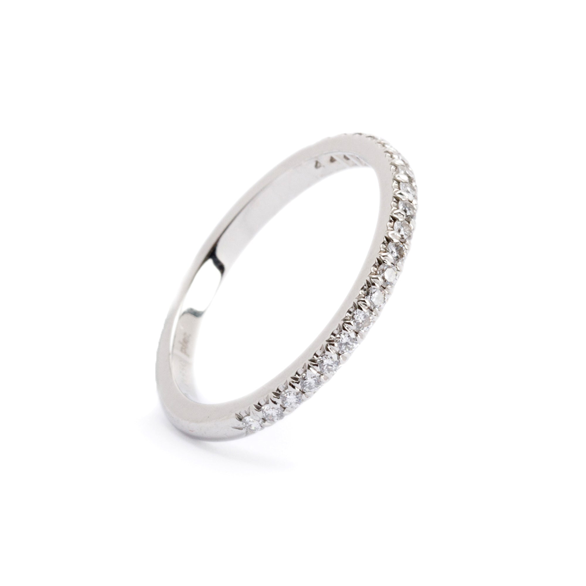 Tiffany & Co. Platinum & Diamond Soleste Half Eternity Ring