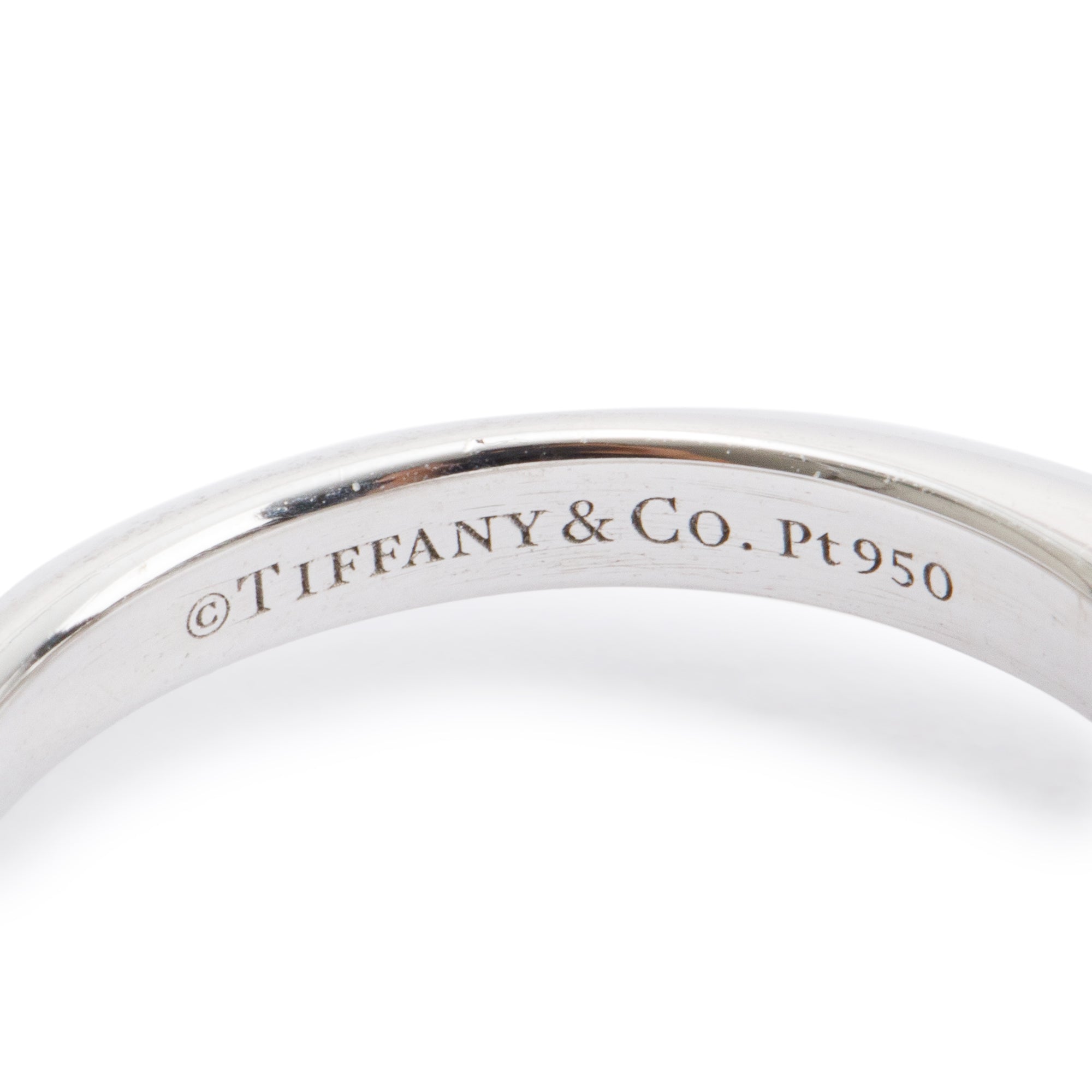 Tiffany & Co. Platinum Solitaire 0.91 ct. Diamond Engagement Ring