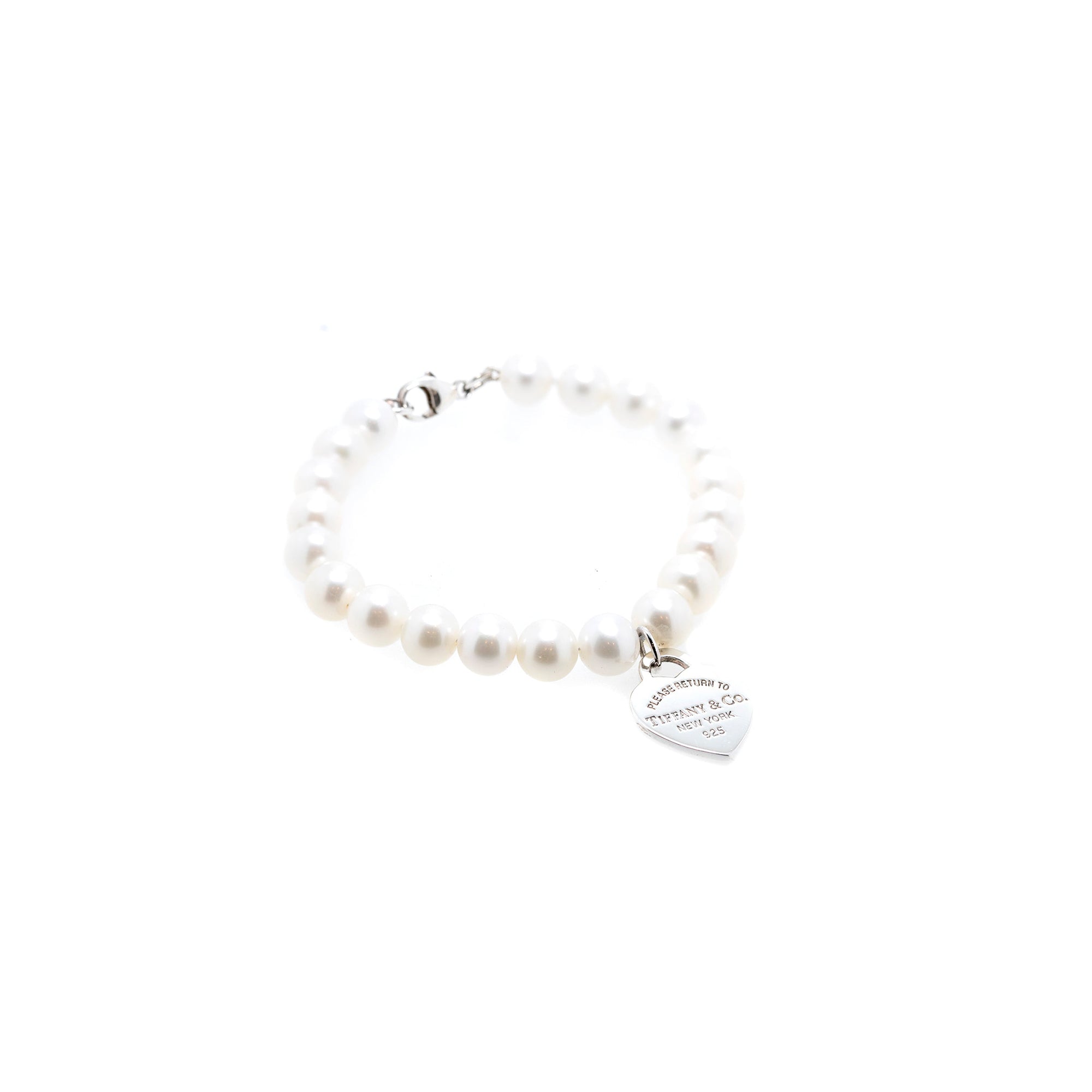 Tiffany & Co. Return to Tiffany Heart Tag Pearl Bracelet