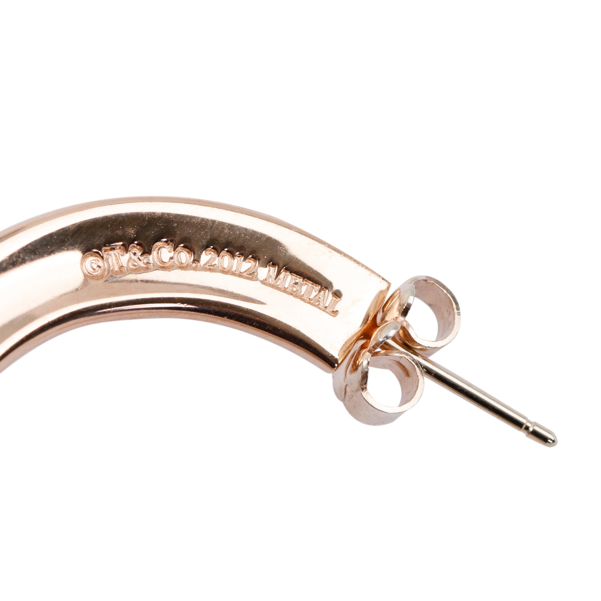 Tiffany & Co. Rubedo 1837 Flat Hoop Earrings