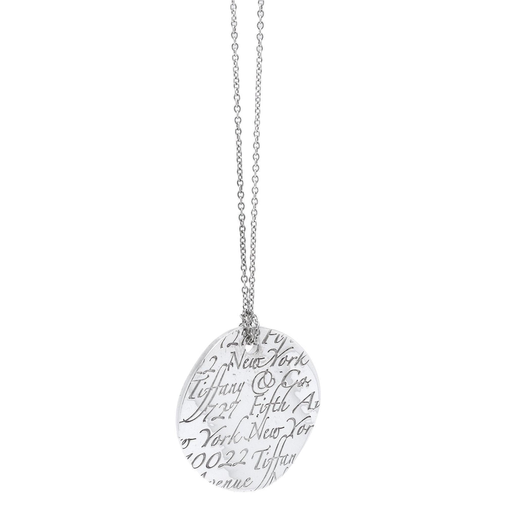 Tiffany & Co. Small Notes Round Pendant Necklace