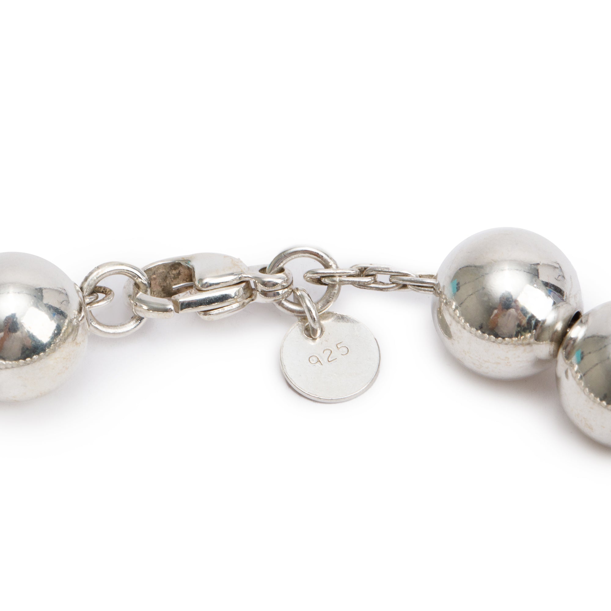 Tiffany & Co. Sterling Silver 10 MM HardWear Ball Bracelet